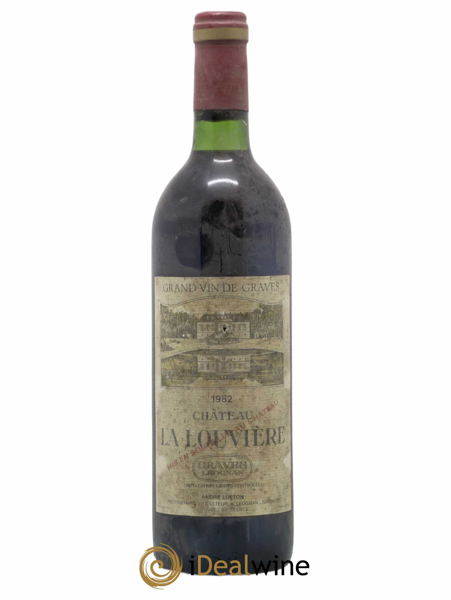 Château la Louvière 1982 - Lot de 1 bouteille - 0