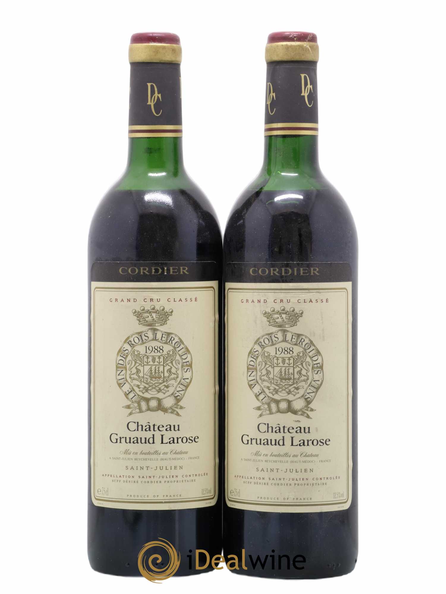 Château Gruaud Larose 2ème Grand Cru Classé 1988 - Lot de 2 bouteilles - 0