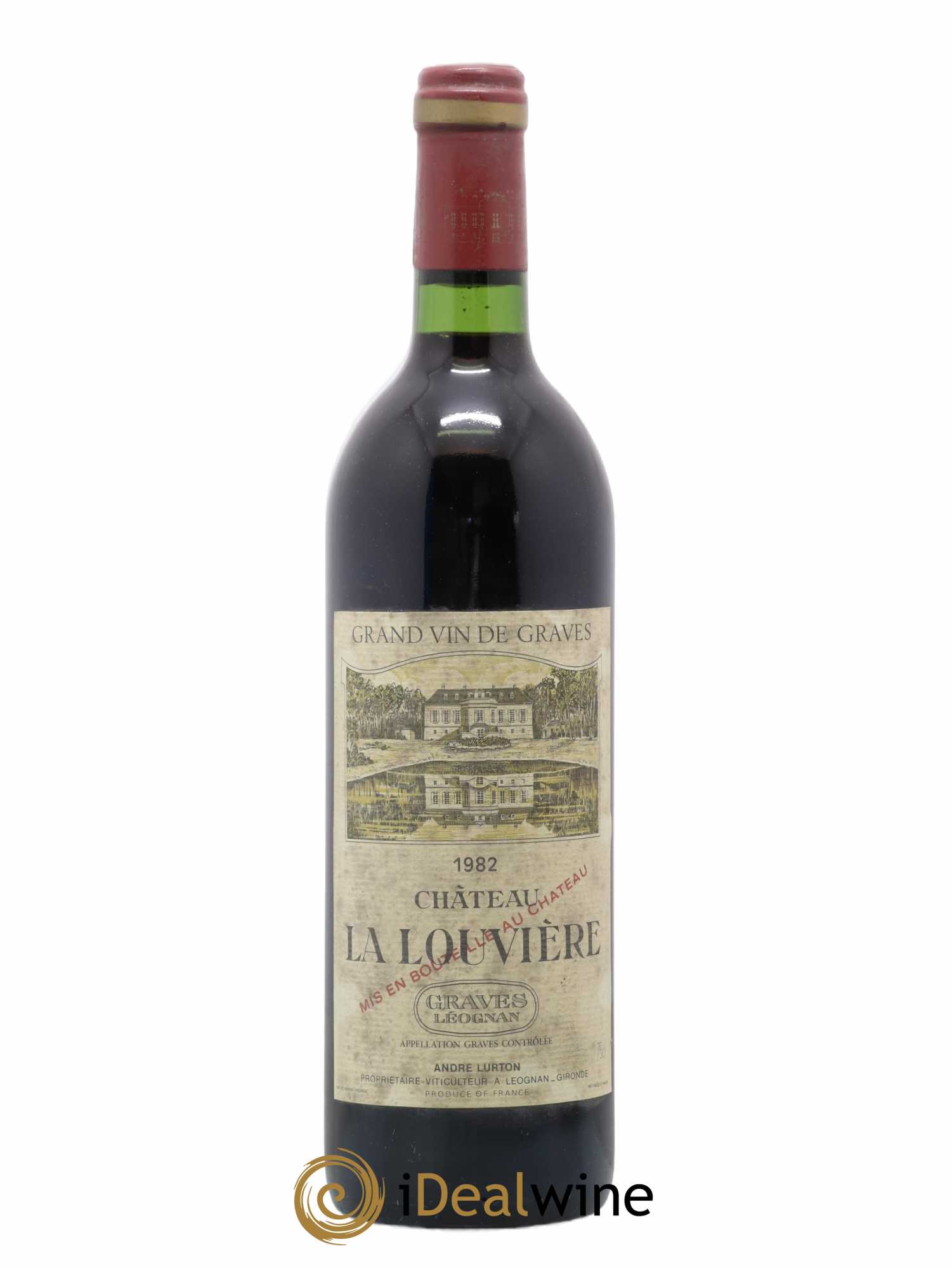 Château la Louvière 1982 - Lot de 1 bouteille - 0