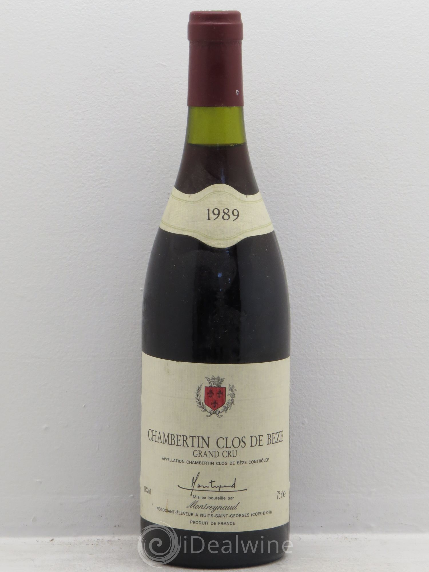 Chambertin Clos de Bèze Grand Cru Domaine Montreynaut 1989 - Posten von 1 Flasche - 0