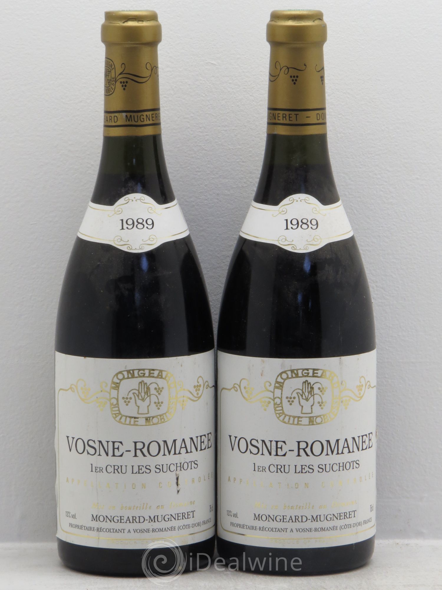 Vosne-Romanée 1er Cru Les Suchots Mongeard-Mugneret (Domaine) 1989 - Lot de 2 bouteilles - 0
