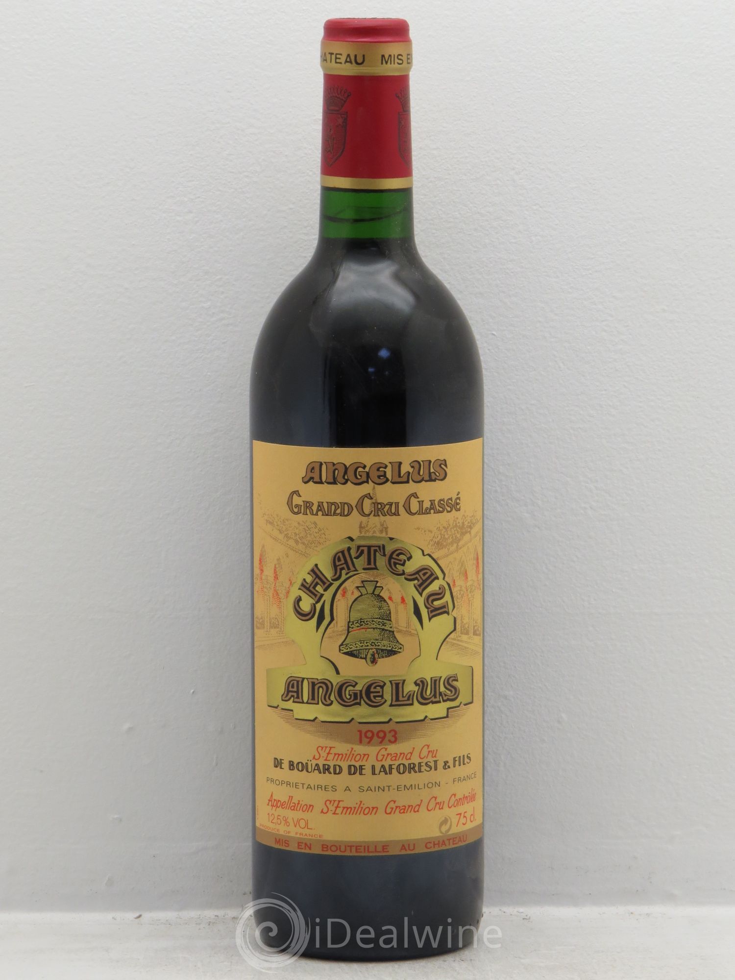 Château Angélus 1er Grand Cru Classé A 1993 - Lot de 1 bouteille - 0