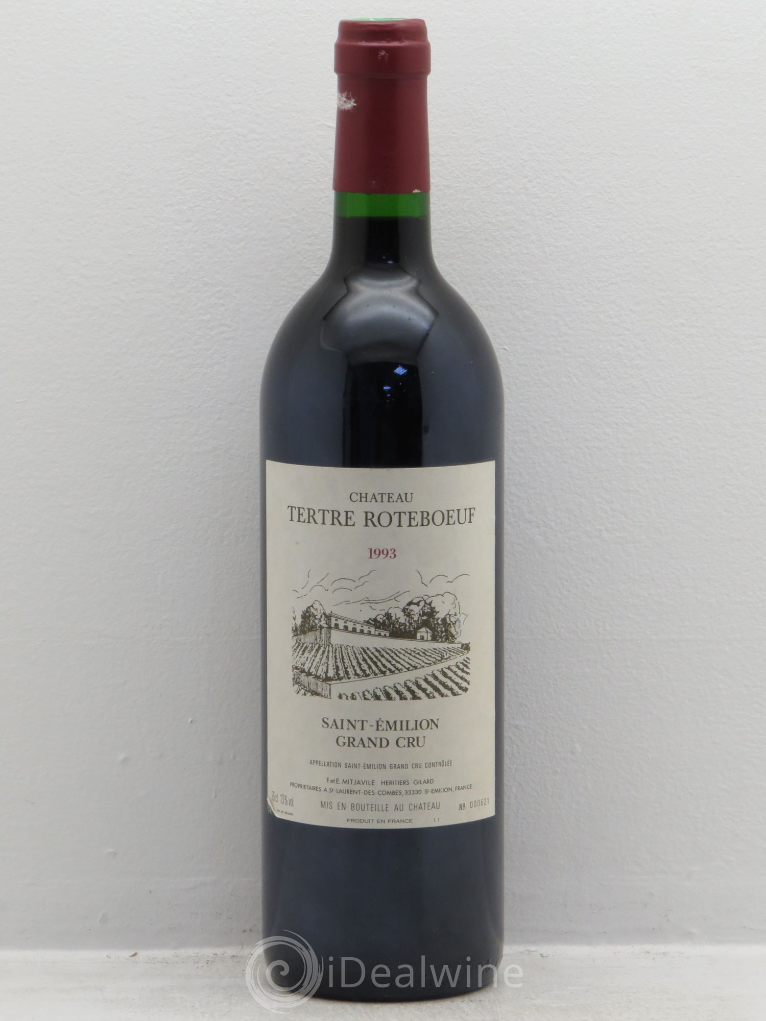 Château Tertre Roteboeuf 1993 - Lot de 1 bouteille - 0