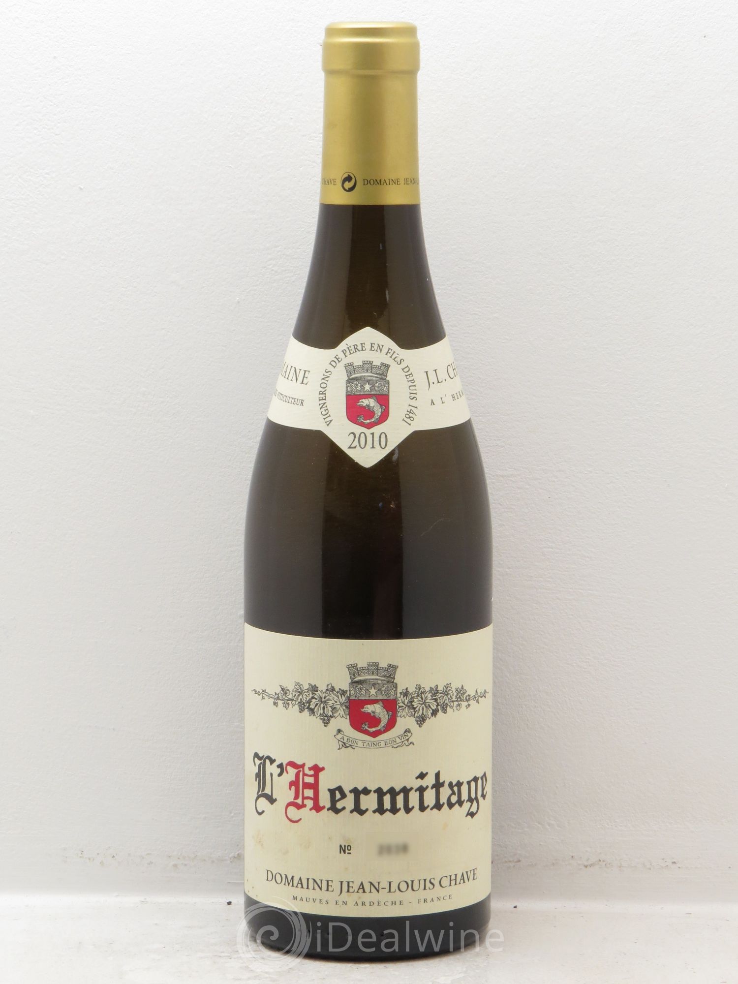 Hermitage Jean-Louis Chave 2010 - Lot de 1 bouteille - 0