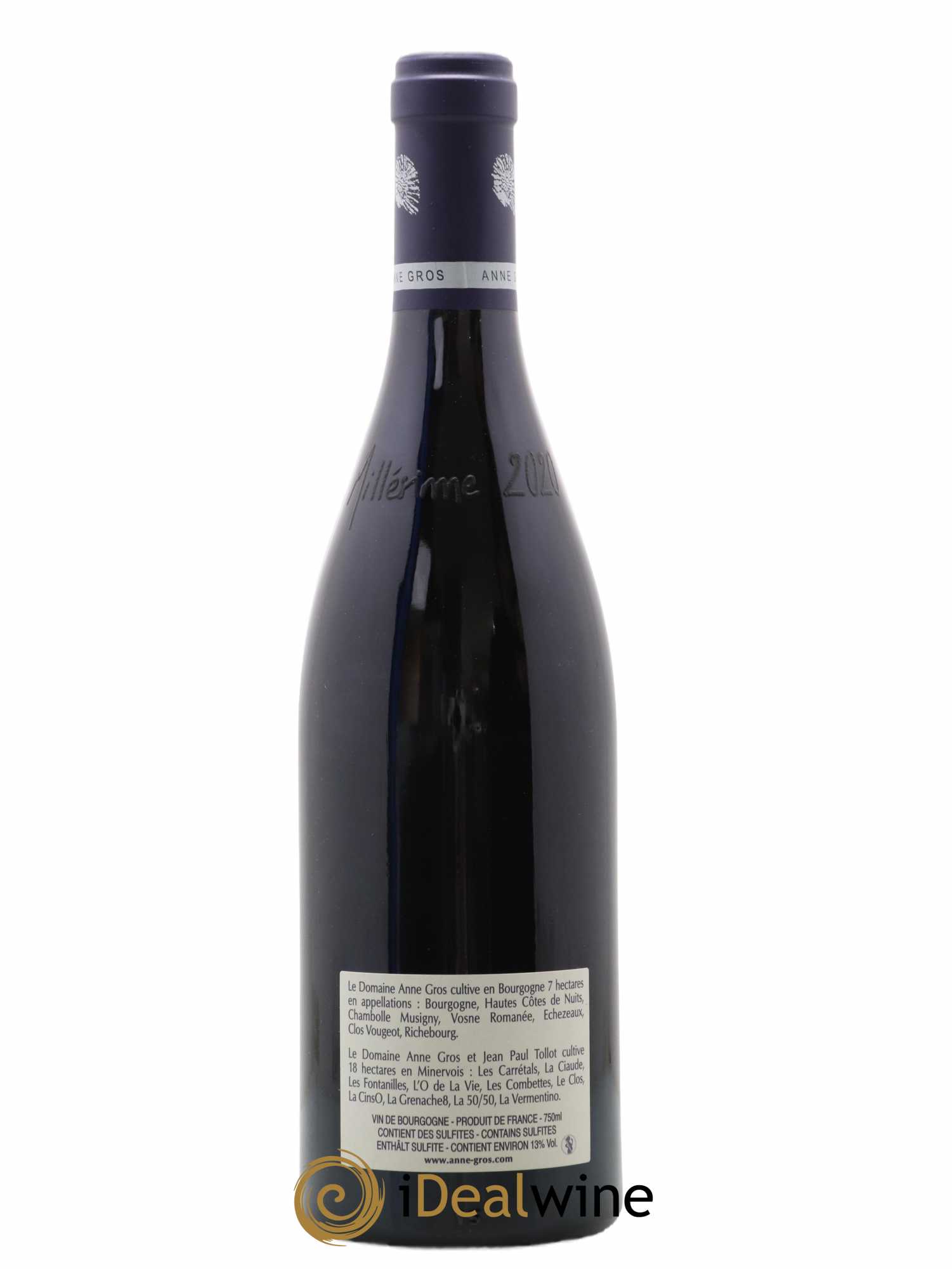 Clos de Vougeot Grand Cru Anne Gros Le Grand Maupertui 2020 - Lot of 1 bottle - 1