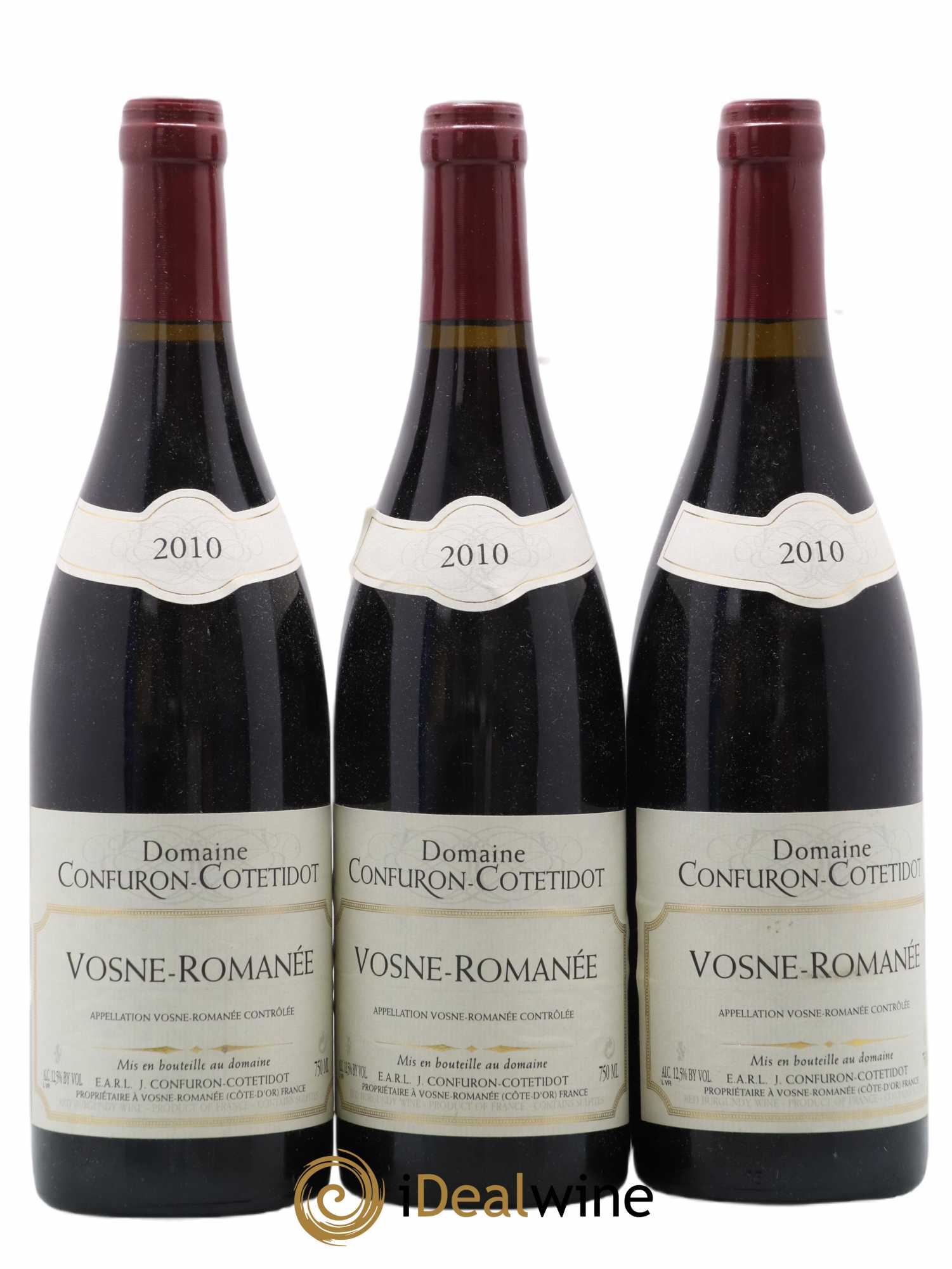 Vosne-Romanée Confuron-Cotetidot 2010 - Lot de 3 bouteilles - 0