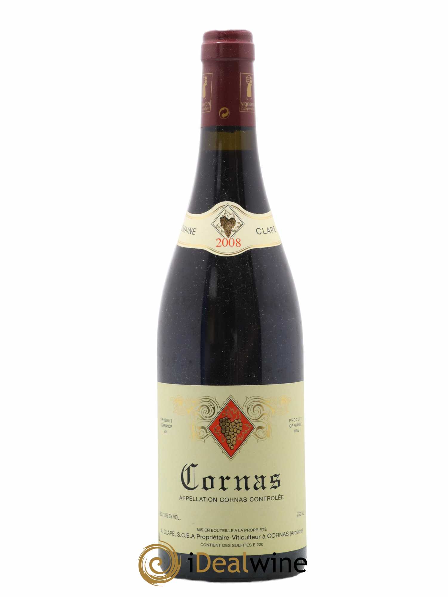 Cornas Auguste Clape 2008 - Lot de 1 bouteille - 0