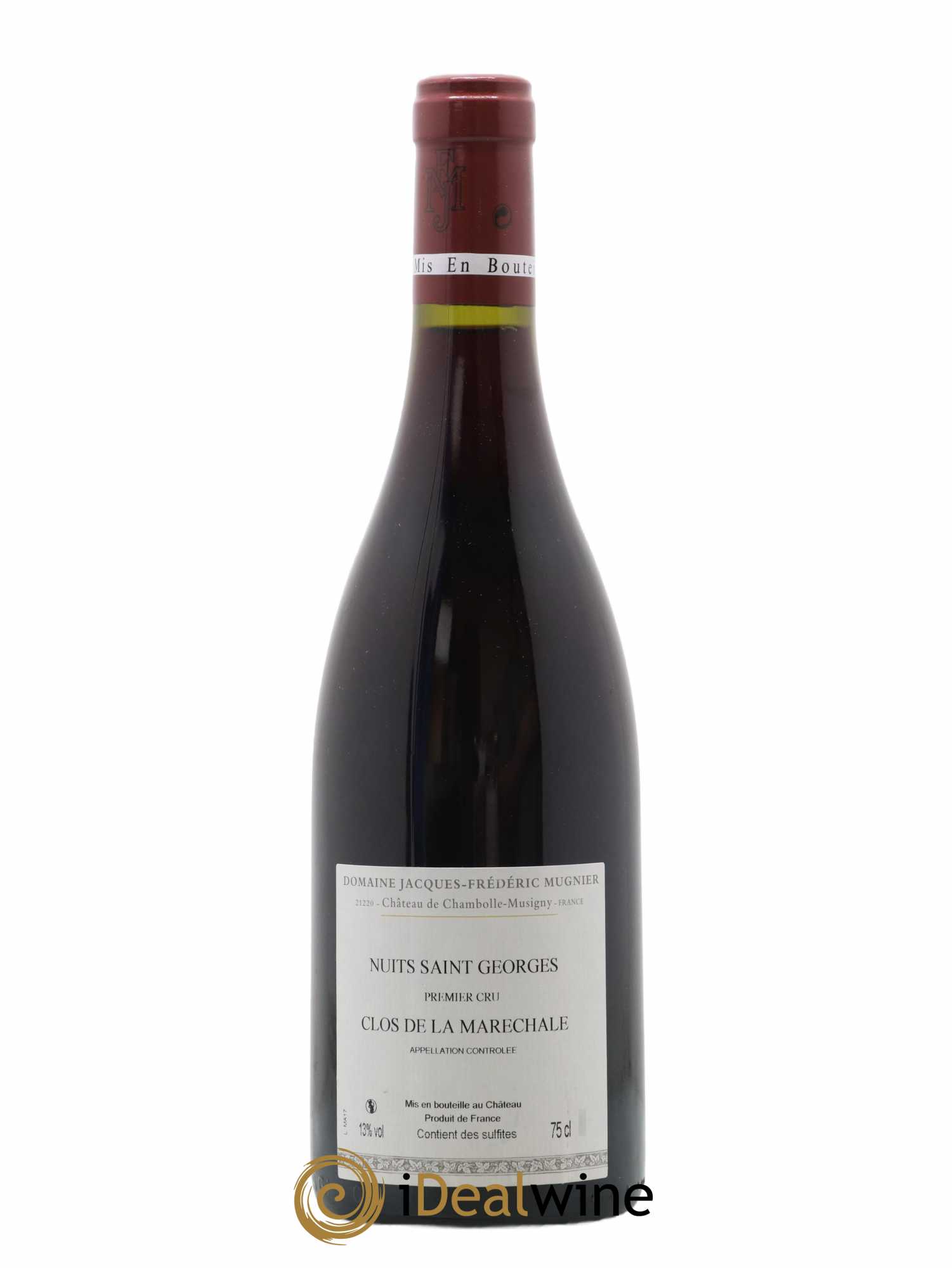 Nuits-Saint-Georges 1er Cru Clos de La Maréchale Jacques-Frédéric Mugnier 2017 - Lot of 1 bottle - 1