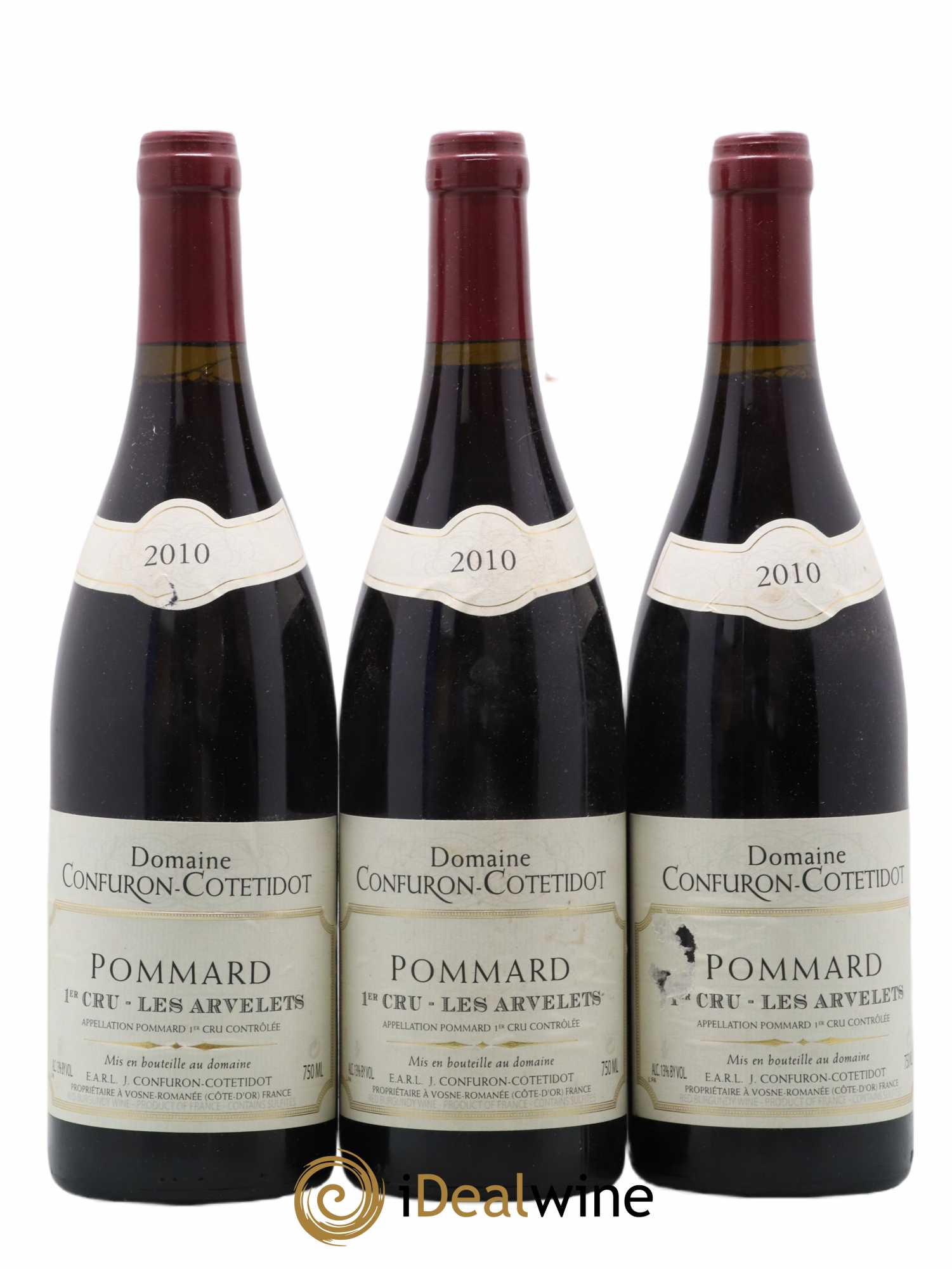 Pommard 1er Cru Les Arvelets Confuron-Cotetidot 2010 - Lot de 3 bouteilles - 0