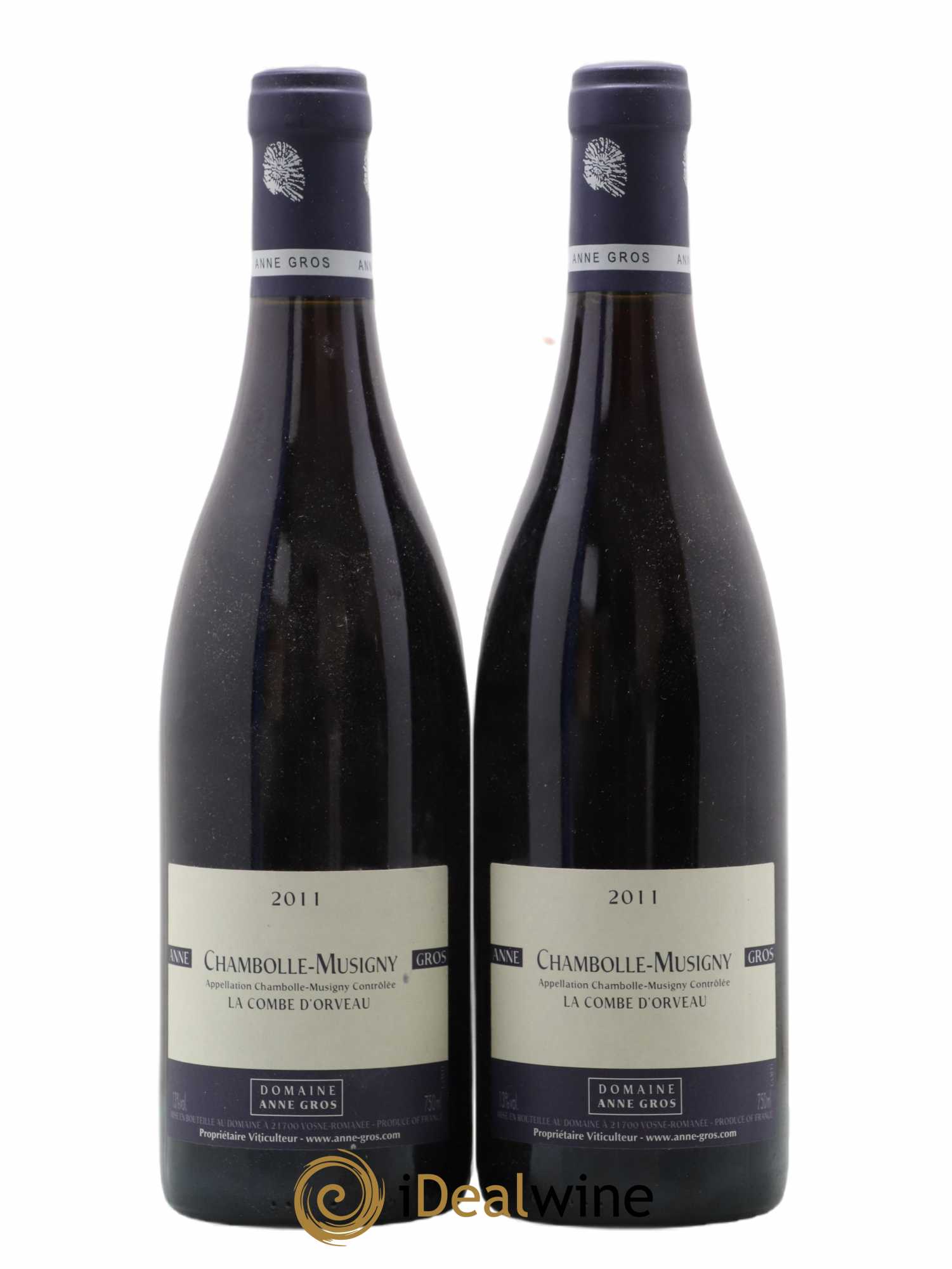 Chambolle-Musigny La Combe d'Orveau Anne Gros 2011 - Lot de 2 bouteilles - 0