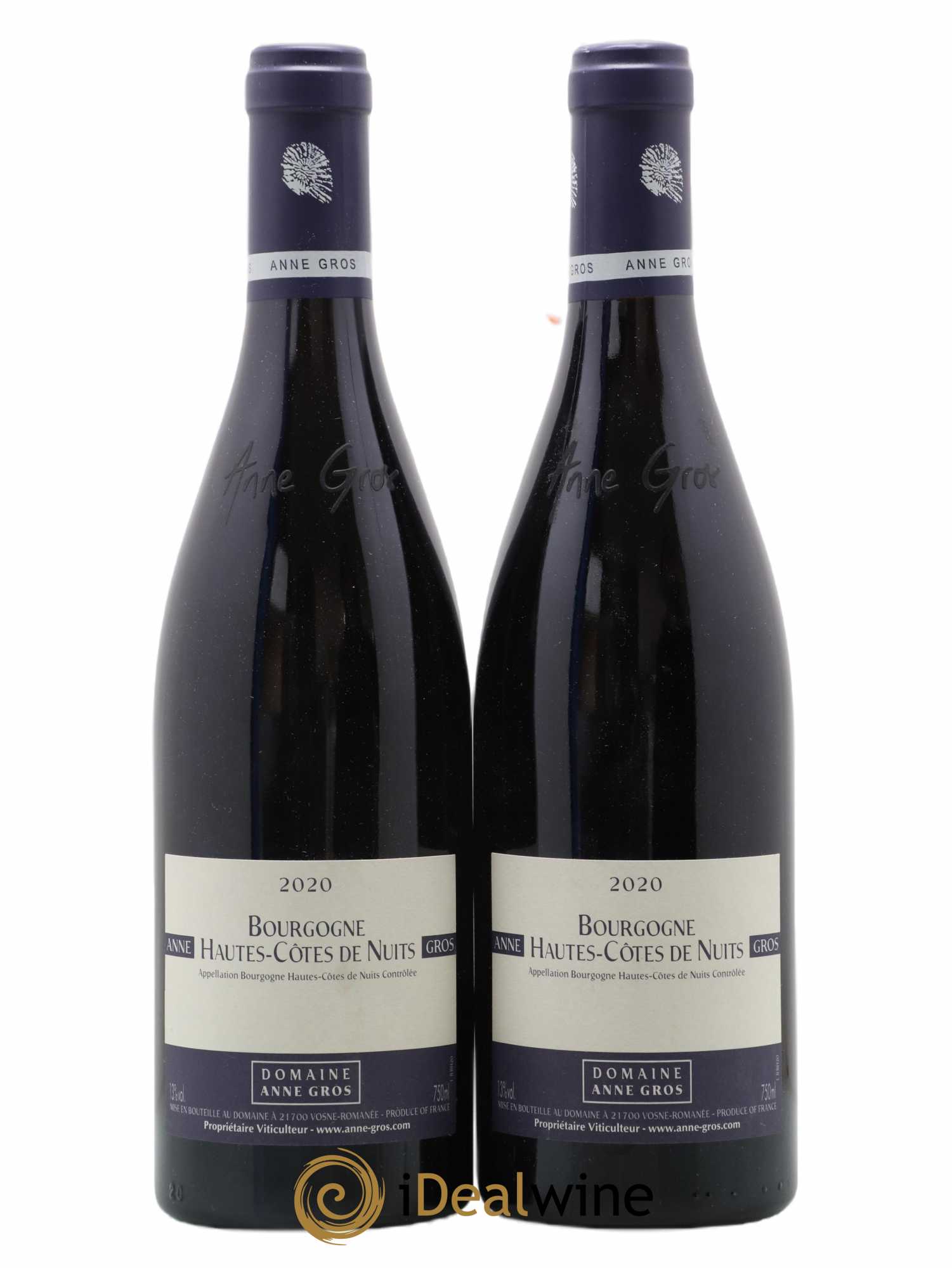 Hautes-Côtes de Nuits Anne Gros 2020 - Lot de 2 bouteilles - 0