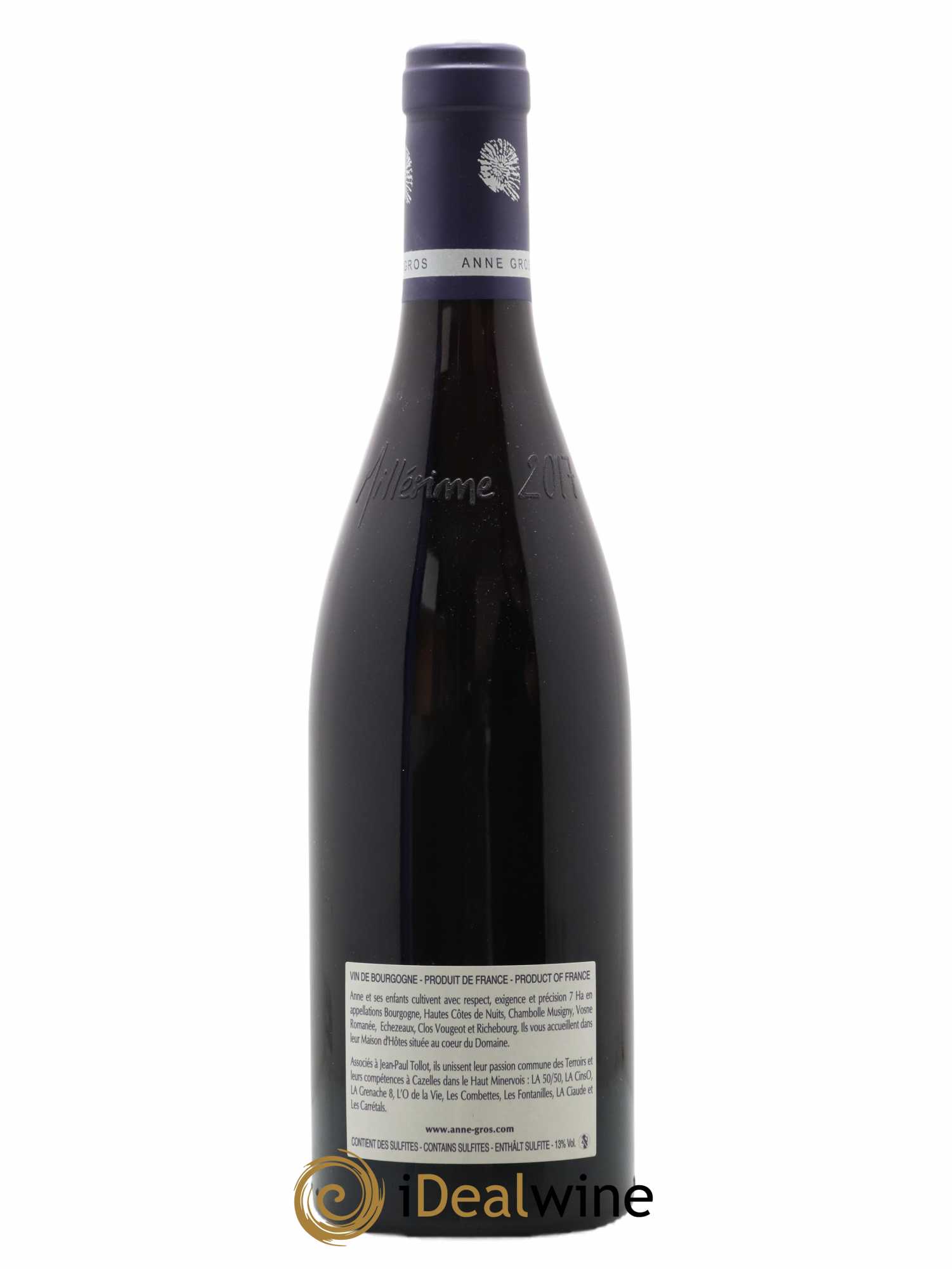 Echezeaux Grand Cru Les Loachausses Anne Gros 2017 - Lot de 1 bouteille - 1