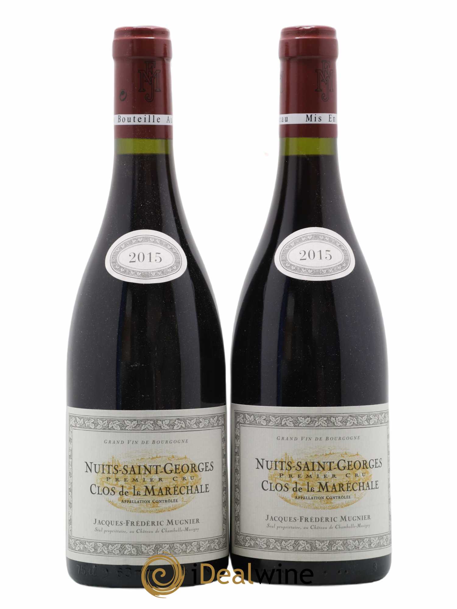 Nuits-Saint-Georges 1er Cru Clos de La Maréchale Jacques-Frédéric Mugnier 2015 - Lot of 2 bottles - 0