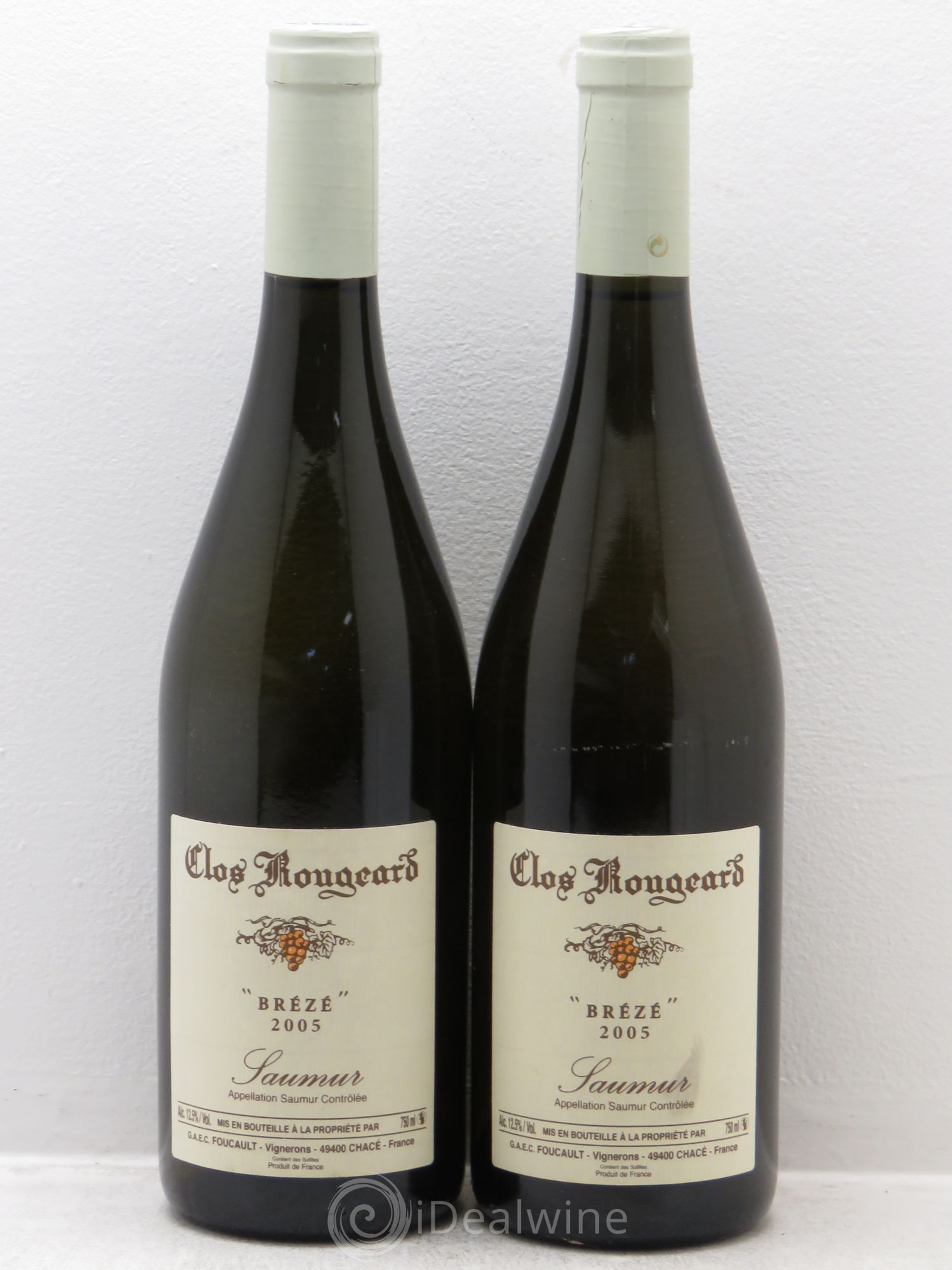 Saumur Brézé Clos Rougeard 2005 - Lot de 2 bouteilles - 0