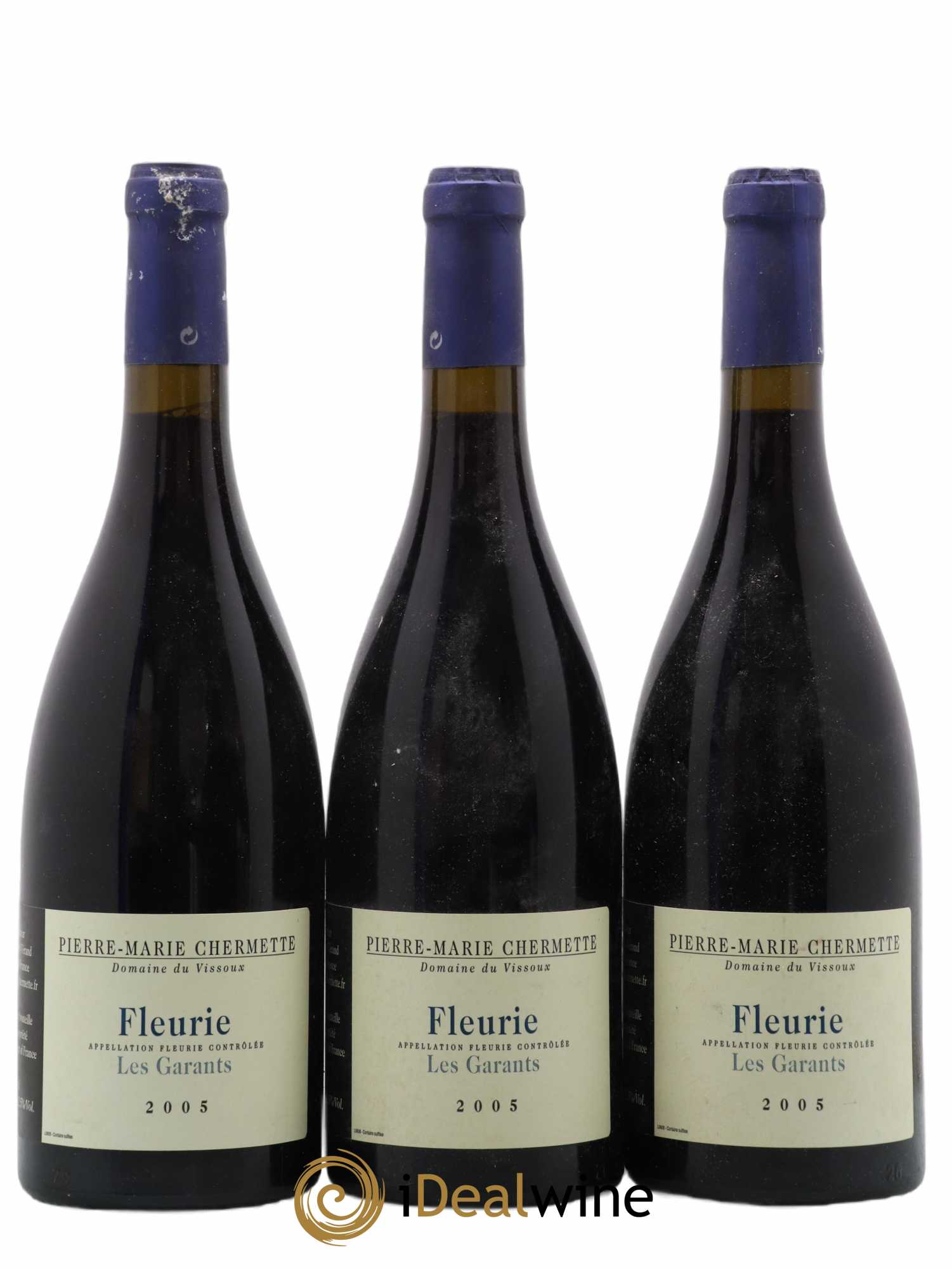Fleurie Les Garants Domaine du Vissoux - P-M. Chermette 2005 - Lot de 3 bouteilles - 0