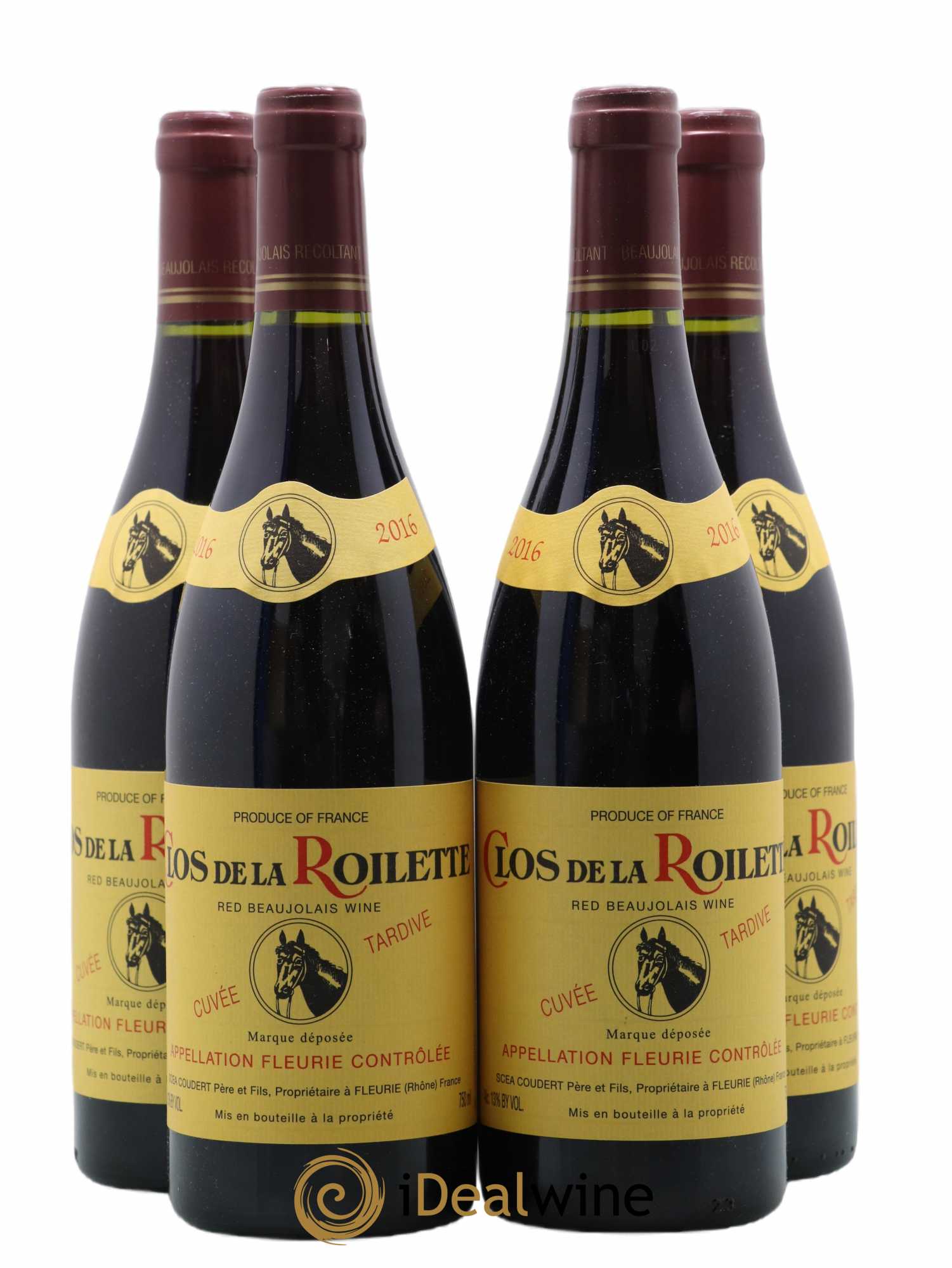 Fleurie Cuvée Tardive Clos de la Roilette 2016 - Lot de 4 bouteilles - 0