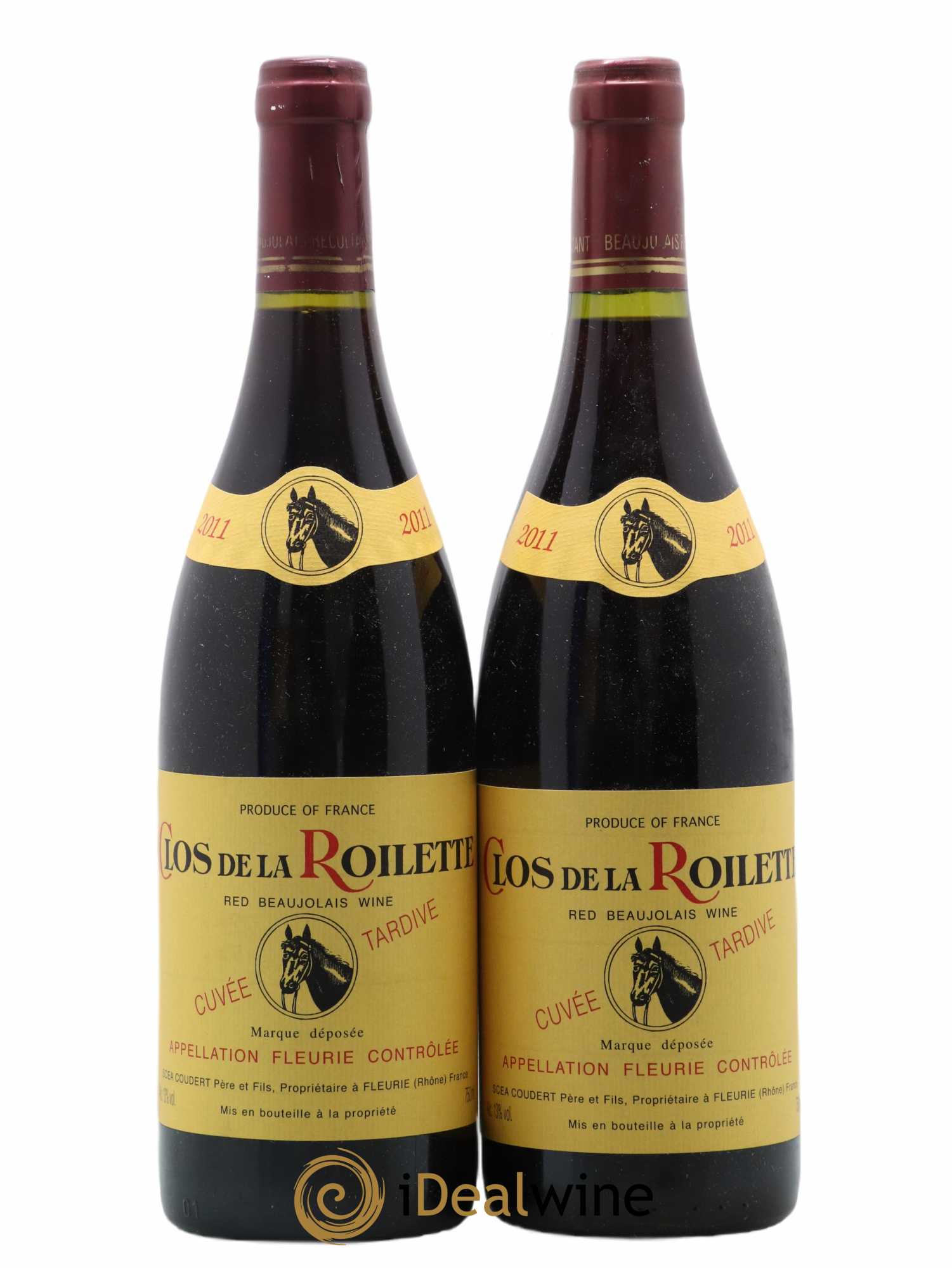 Fleurie Cuvée Tardive Clos de la Roilette 2011 - Lot de 2 bouteilles - 0
