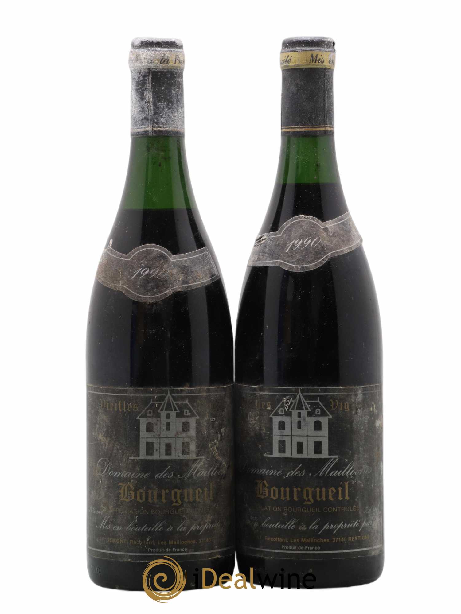Bourgueil Vieilles Vignes Mailloches 1990 - Posten von 2 Flaschen - 0