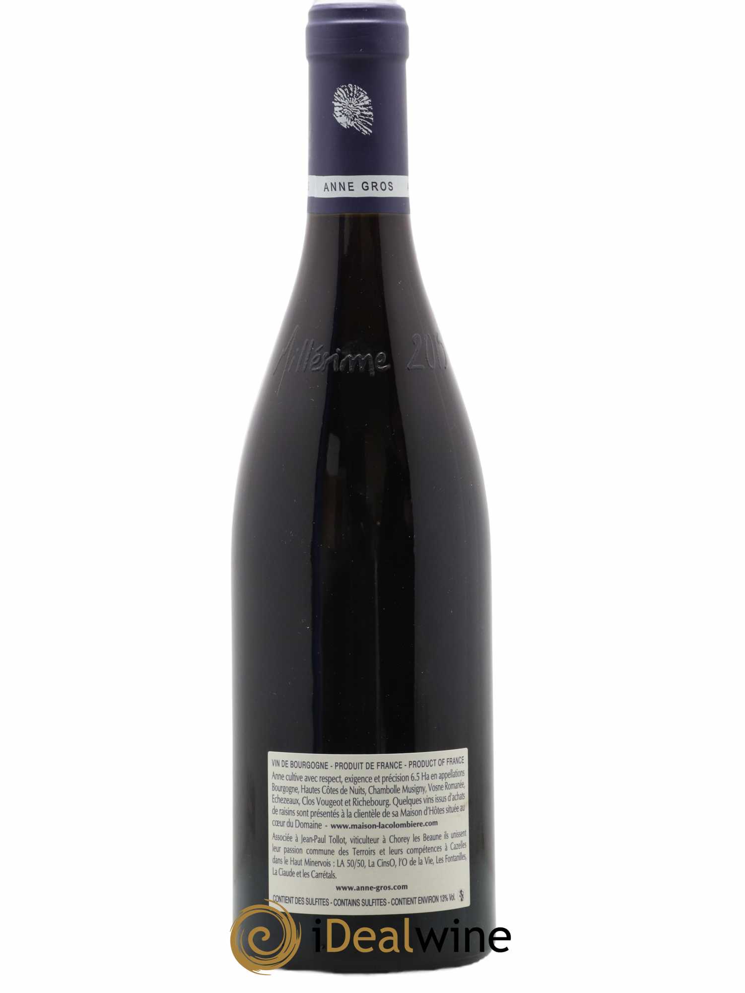 Richebourg Grand Cru Anne Gros 2015 - Lot de 1 bouteille - 1