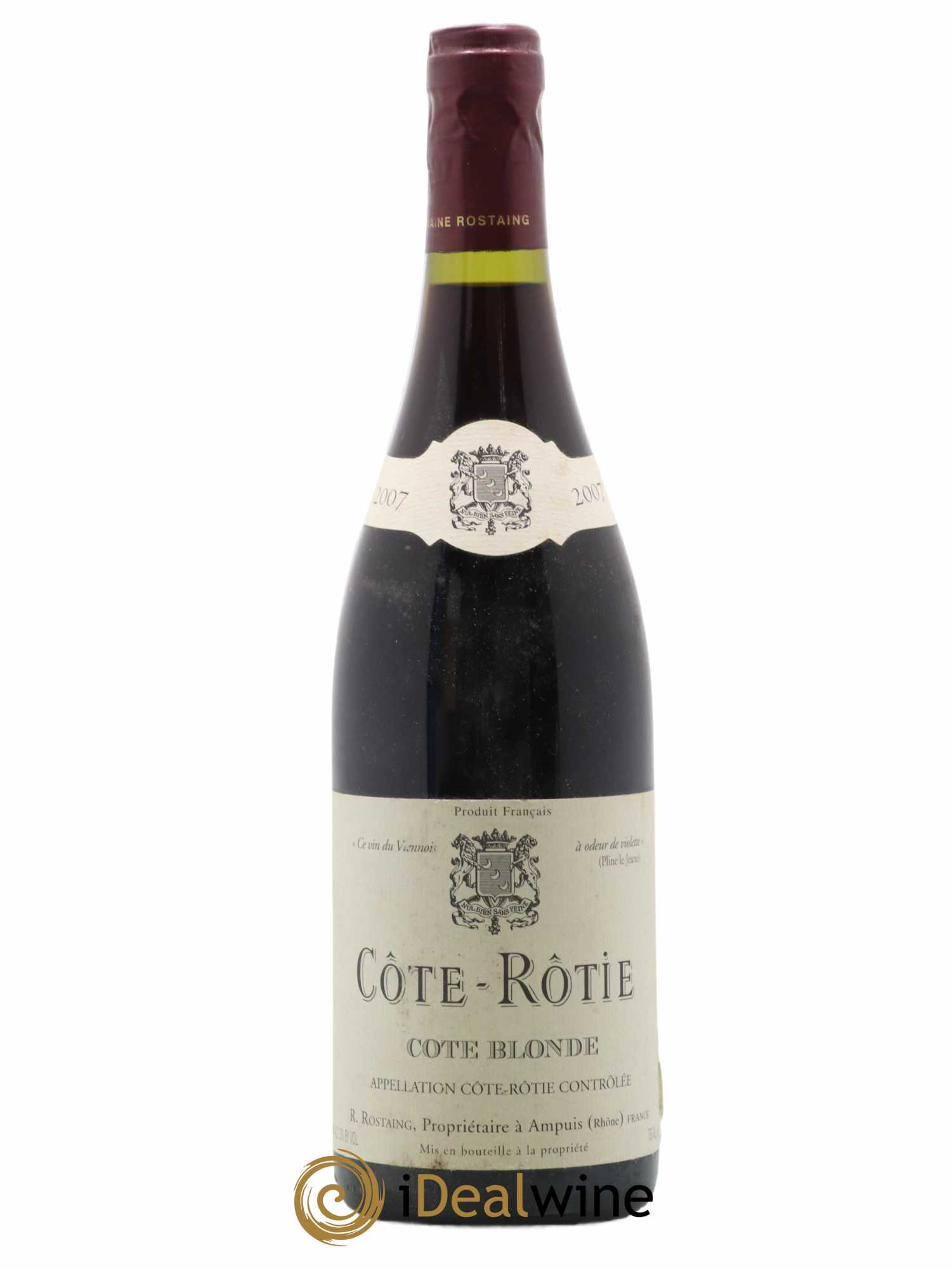 Côte-Rôtie Côte Blonde René Rostaing 2007 - Posten von 1 Flasche - 0