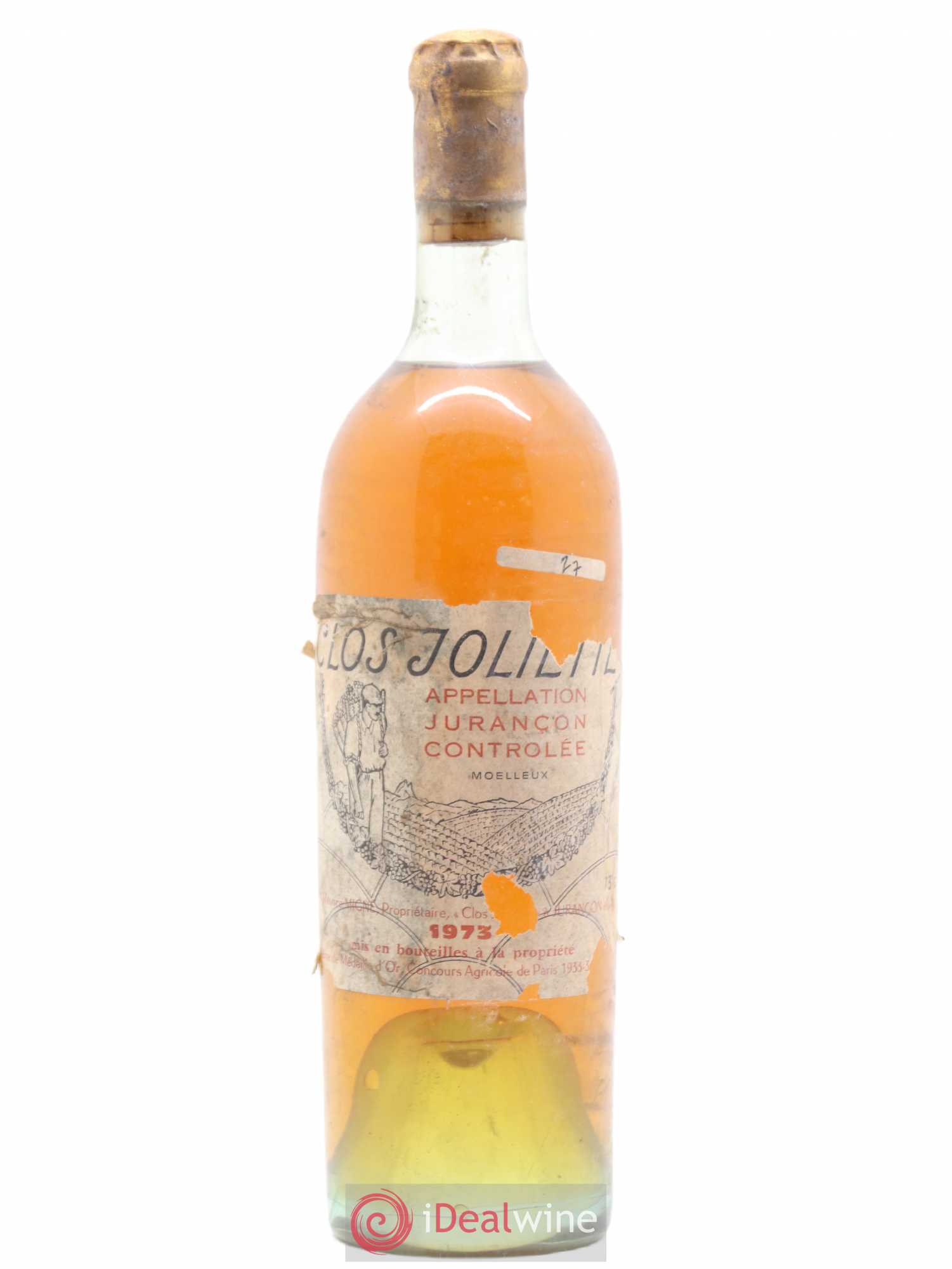 Jurançon Clos Joliette 1973 - Lotto di 1 bottiglia - 0