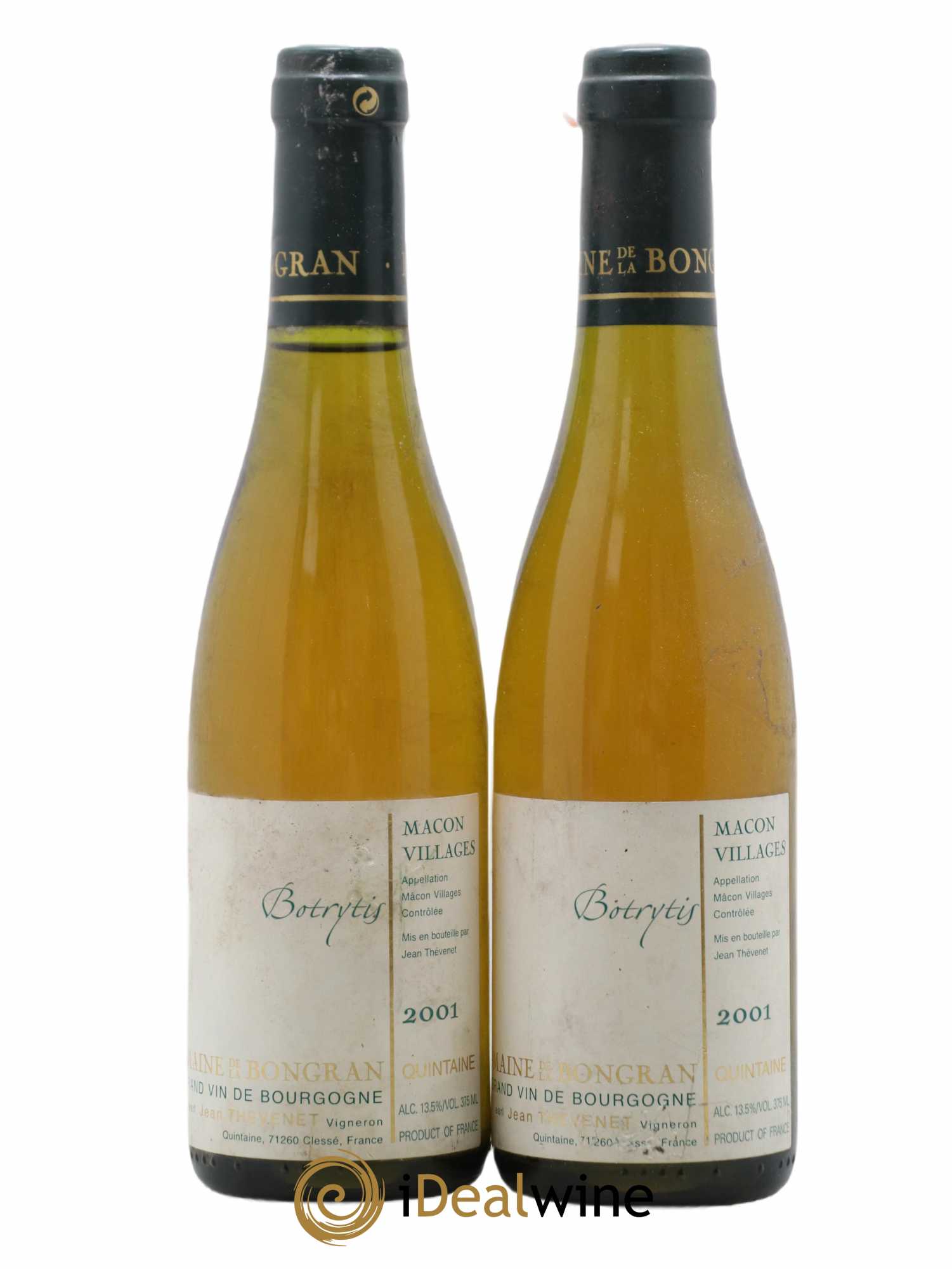 Mâcon Cuvée Botrytis Domaine de la Bongran (J.Thevenet) 2001 - Posten von 2 Demi-Flaschen - 0
