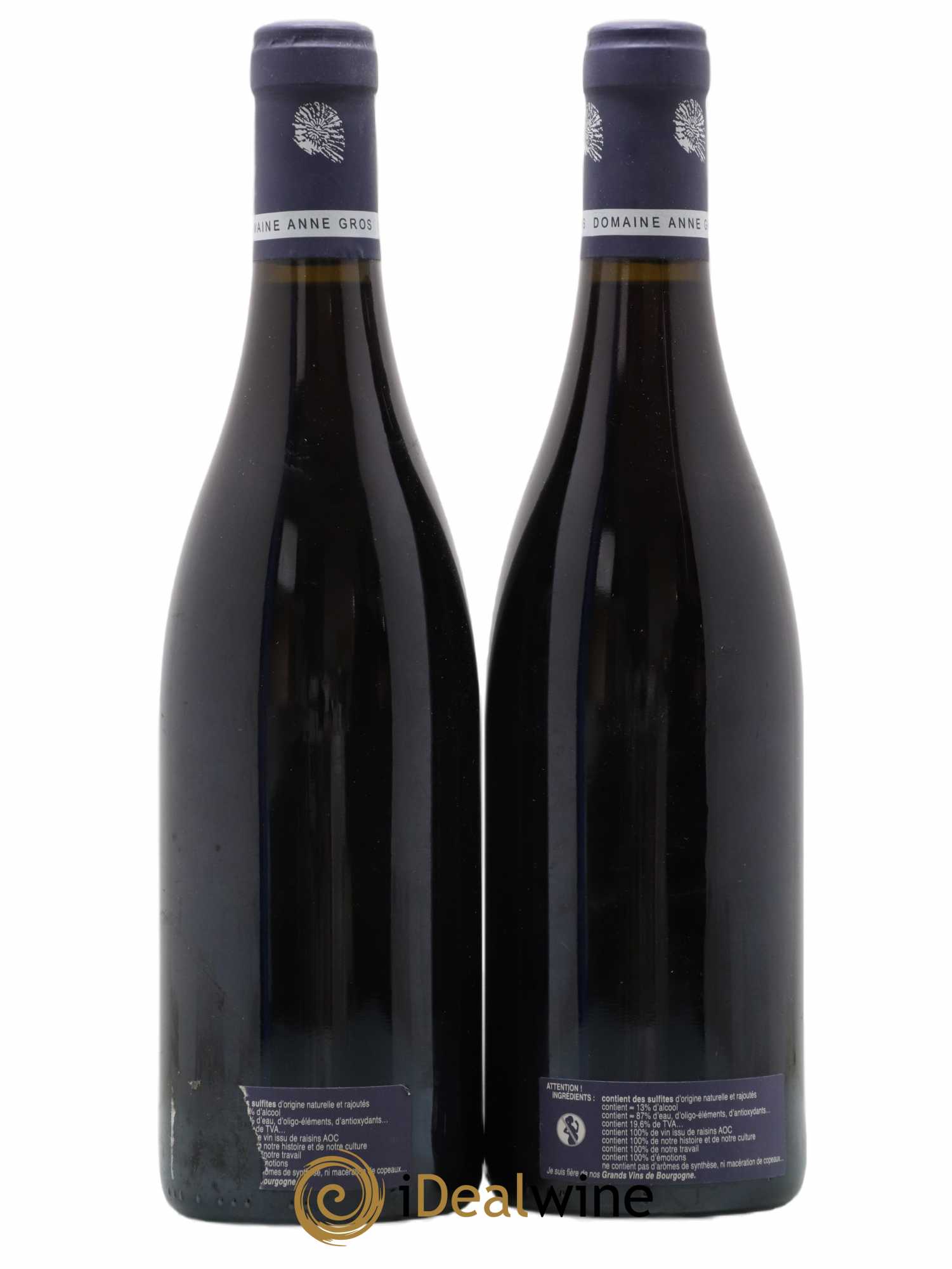 Vosne-Romanée Les Barreaux Anne Gros 2007 - Lot of 2 bottles - 1