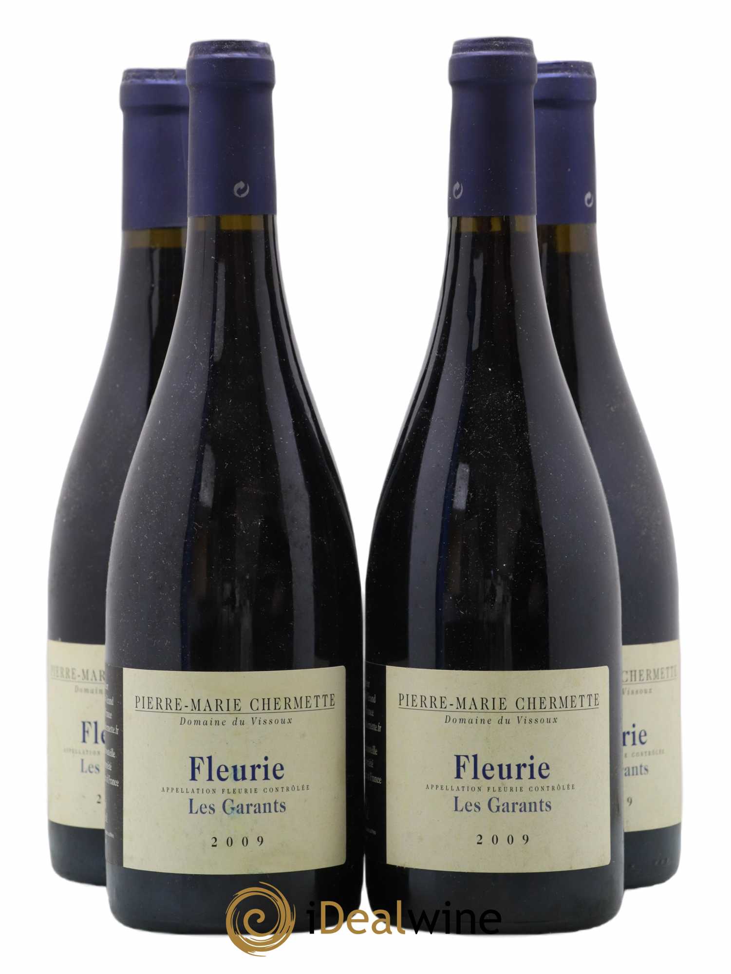 Fleurie Les Garants Domaine du Vissoux - P-M. Chermette 2009 - Lot de 4 bouteilles - 0