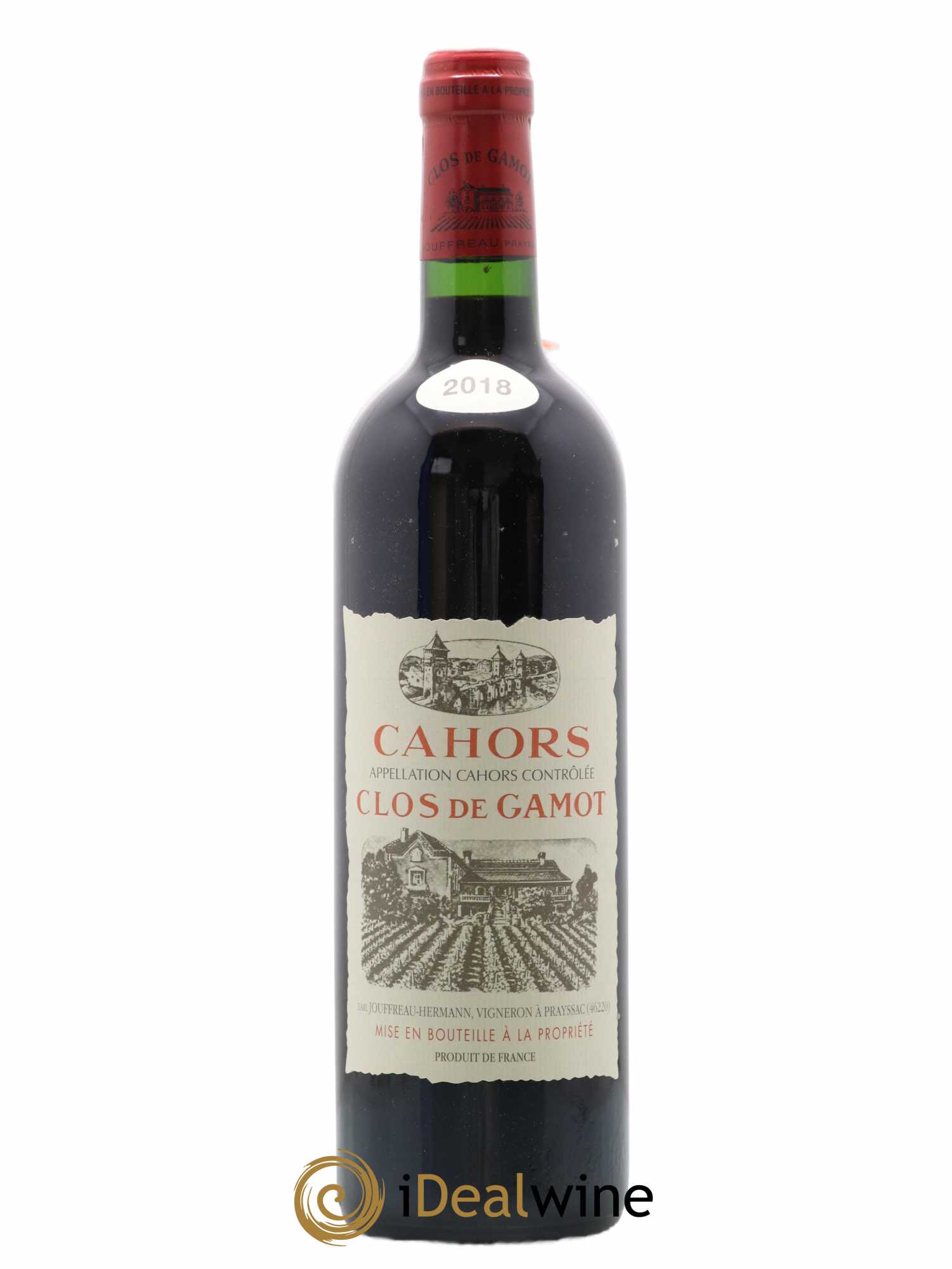 Cahors Clos de Gamot famille Jouffreau 2018 - Lot de 1 bouteille - 0