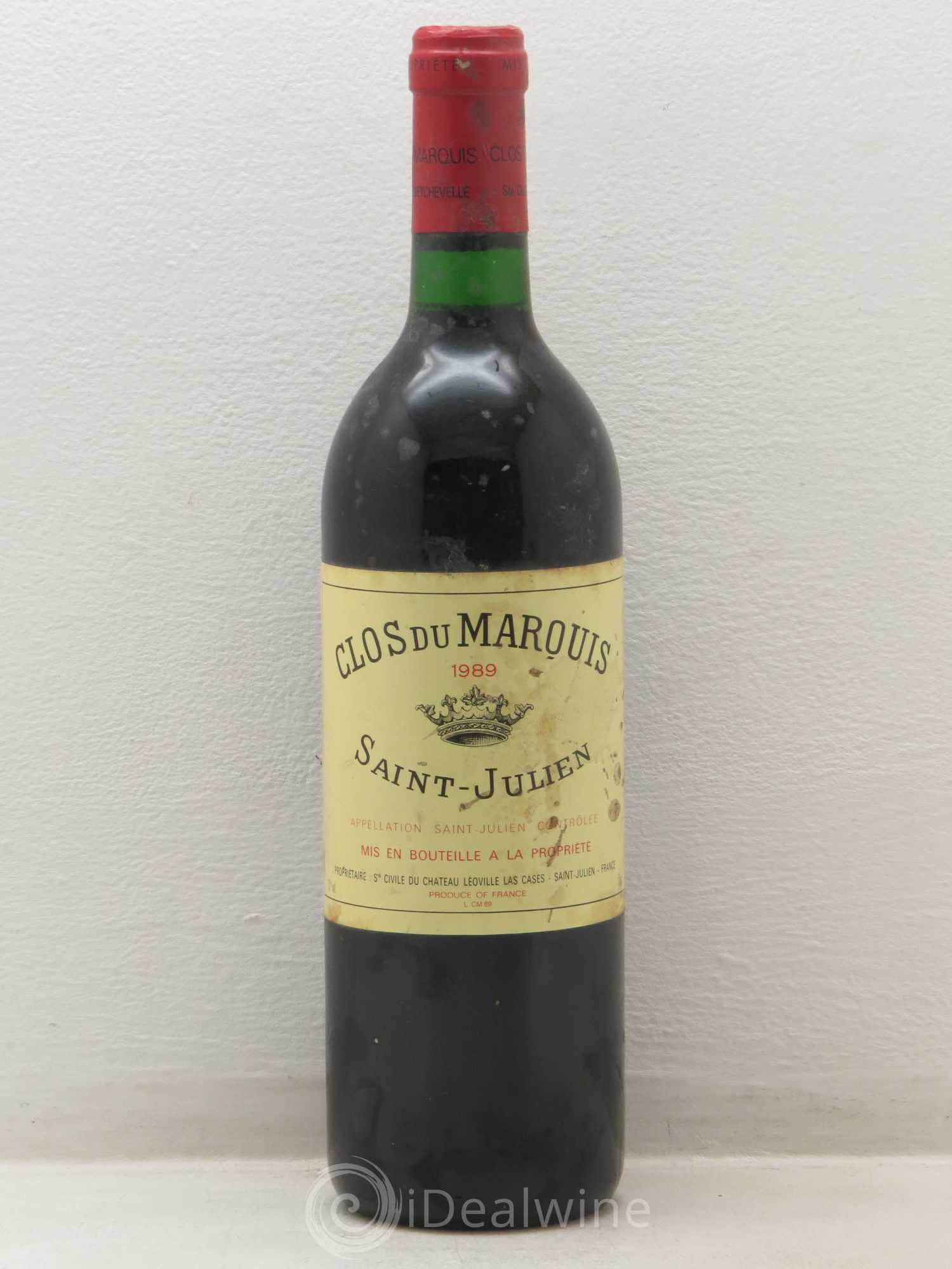 Clos du Marquis 1989 - Lot de 1 bouteille - 0