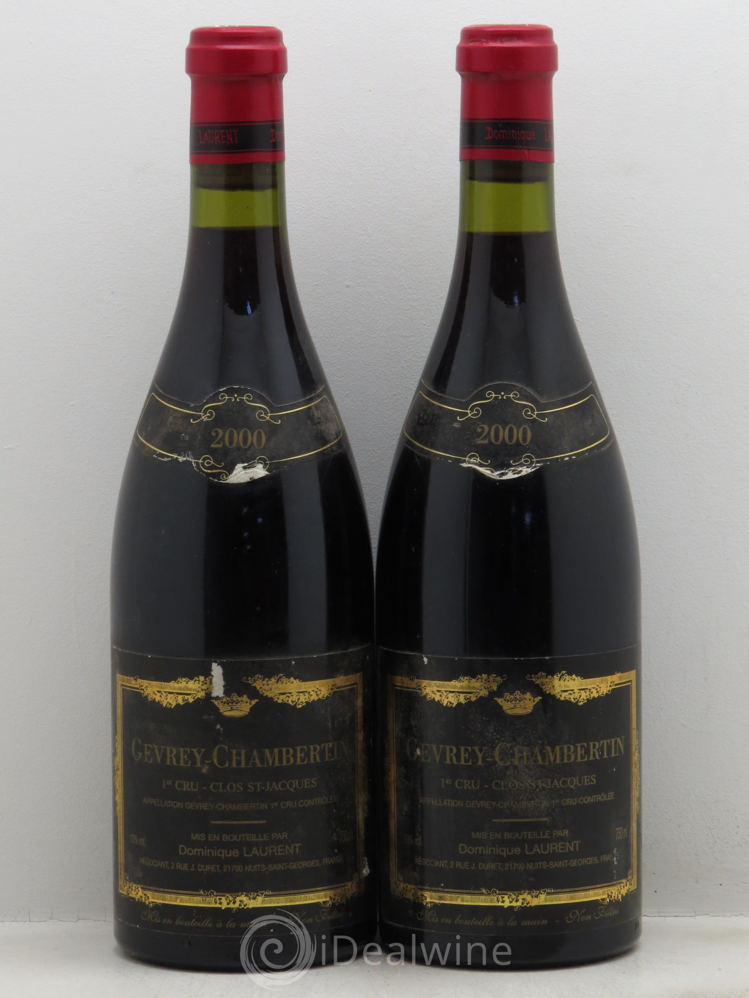 Gevrey-Chambertin 1er Cru Dominique Laurent 2000 - Posten von 2 Flaschen - 0