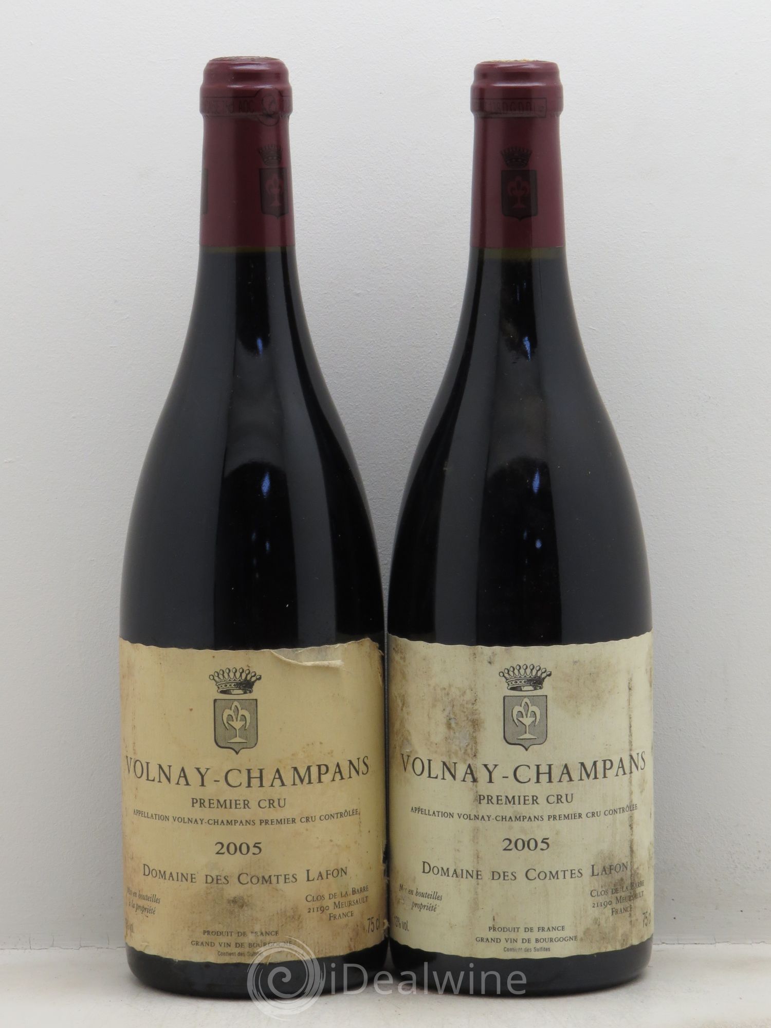 Volnay 1er Cru Champans Comtes Lafon (Domaine des) 2005 - Lot de 2 bouteilles - 0