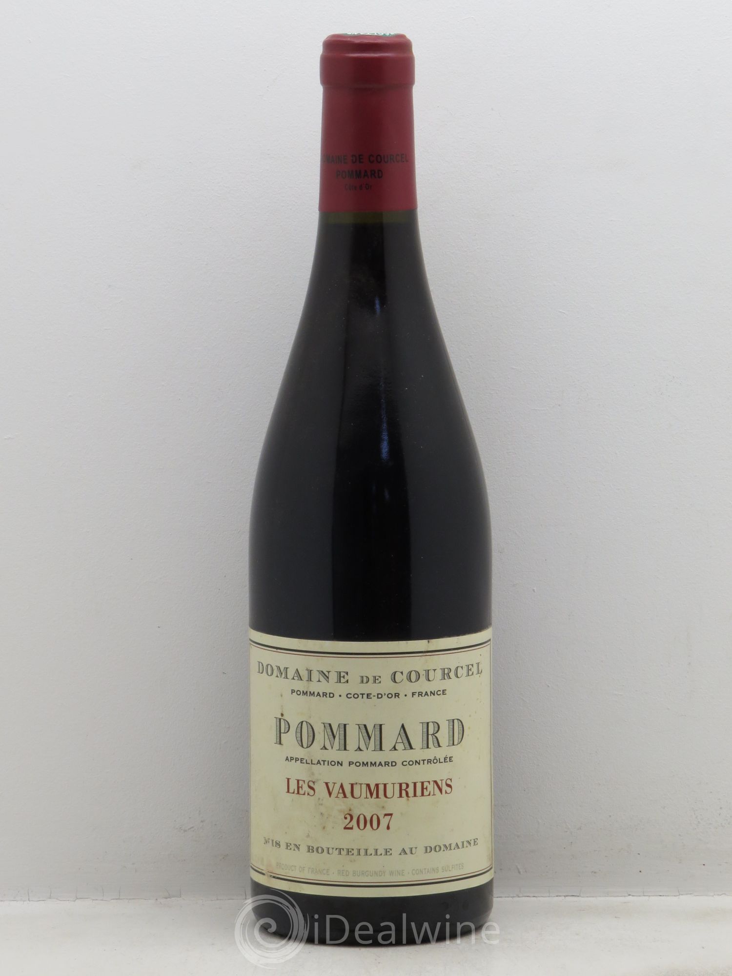 Pommard Les Vaumuriens de Courcel (Domaine) 2007 - Lot de 1 bouteille - 0