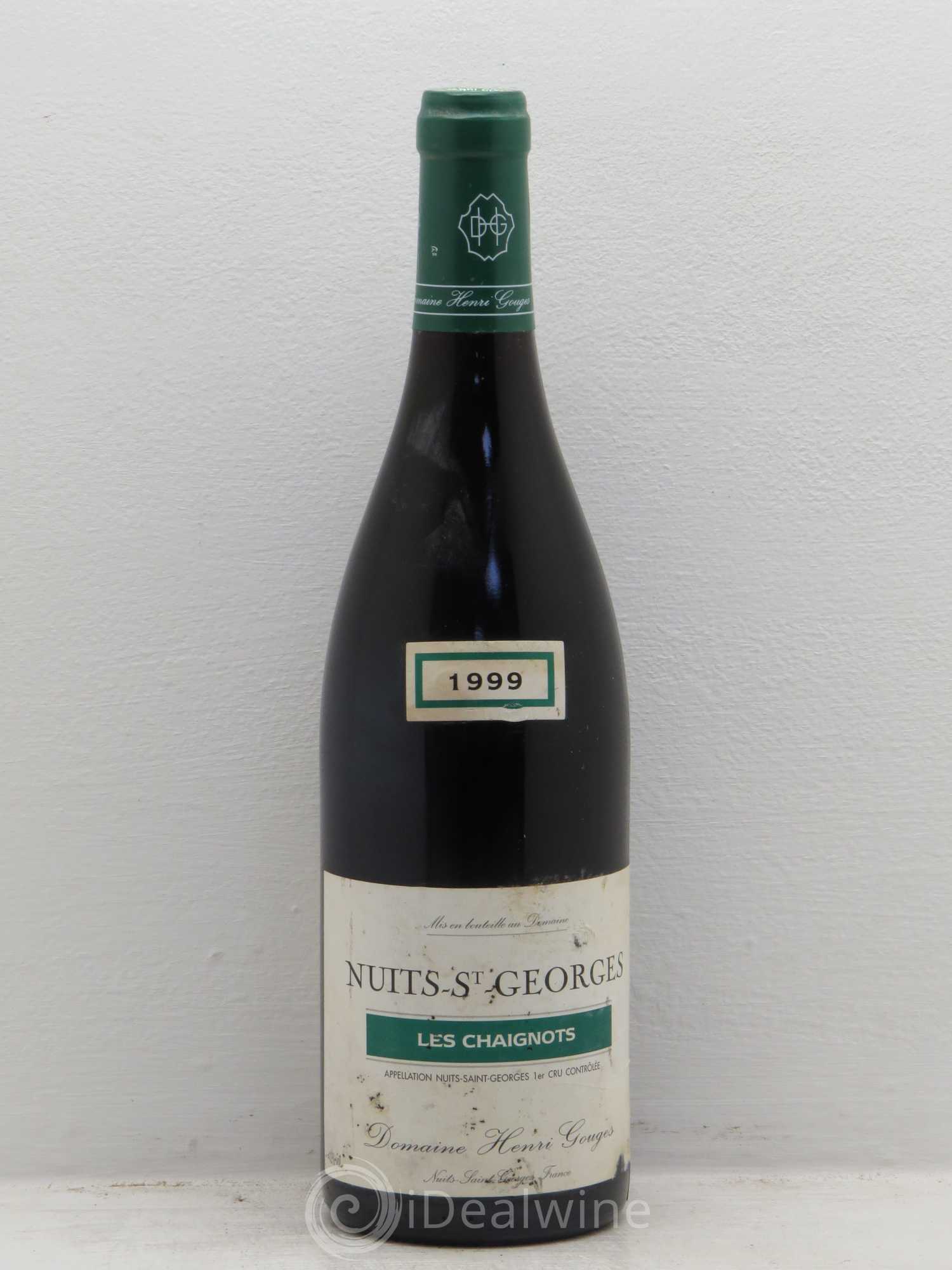 Nuits-Saint-Georges 1er Cru Les Chaignots Henri Gouges 1999 - Posten von 1 Flasche - 0