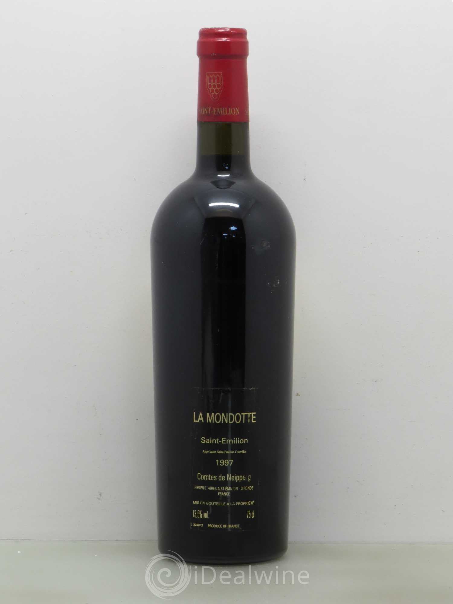 La Mondotte 1er Grand Cru Classé B depuis 2012 1997 - Lot de 1 bouteille - 1