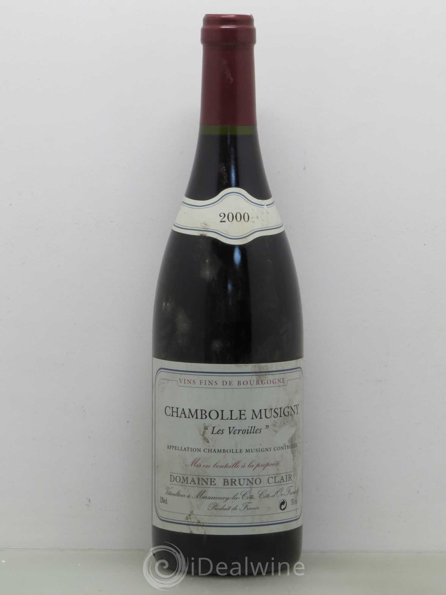 Chambolle-Musigny Les Veroilles Bruno Clair (Domaine) 2000 - Lot de 1 bouteille - 0