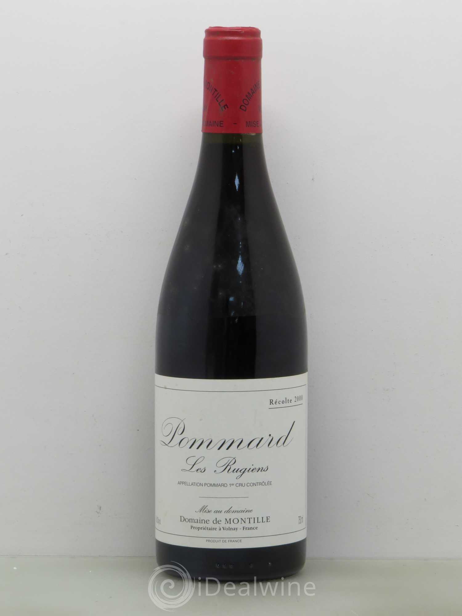 Pommard 1er Cru Les Rugiens-bas De Montille (Domaine) 2000 - Lot de 1 bouteille - 0