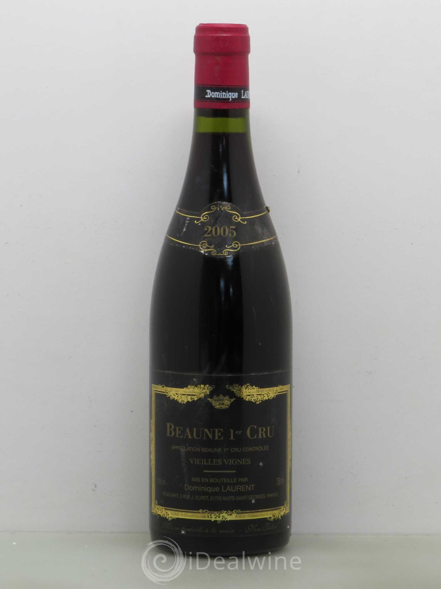 Beaune 1er Cru Les Grèves Vieilles Vignes Dominique Laurent 2005 - Lot de 1 bouteille - 0