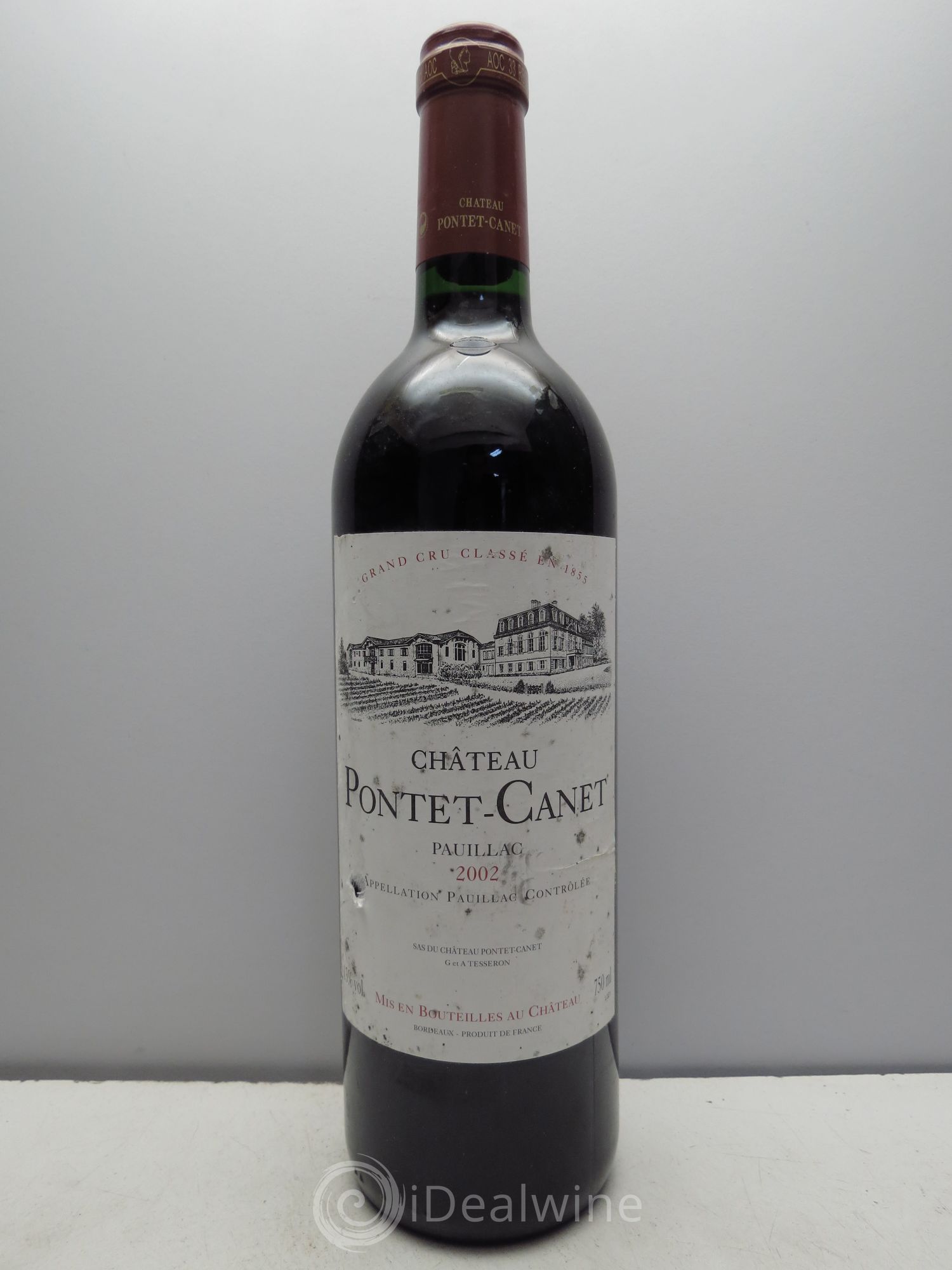 Château Pontet Canet 5ème Grand Cru Classé 2002 - Lot de 6 bouteilles - 0