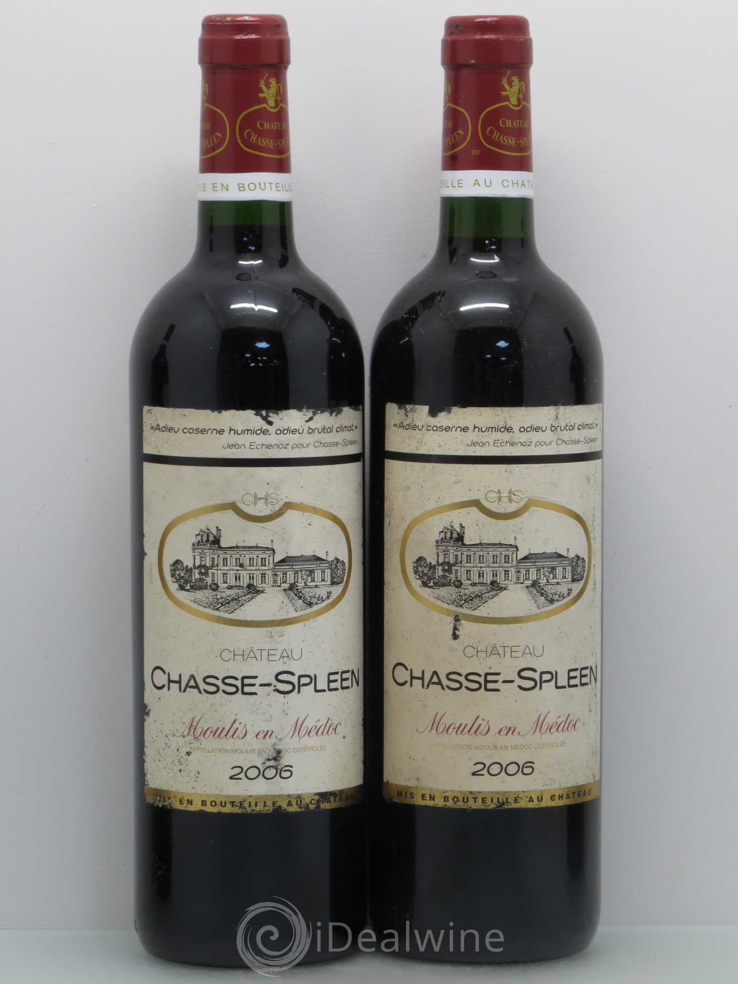 Château Chasse Spleen 2006 - Lot de 4 bouteilles - 1