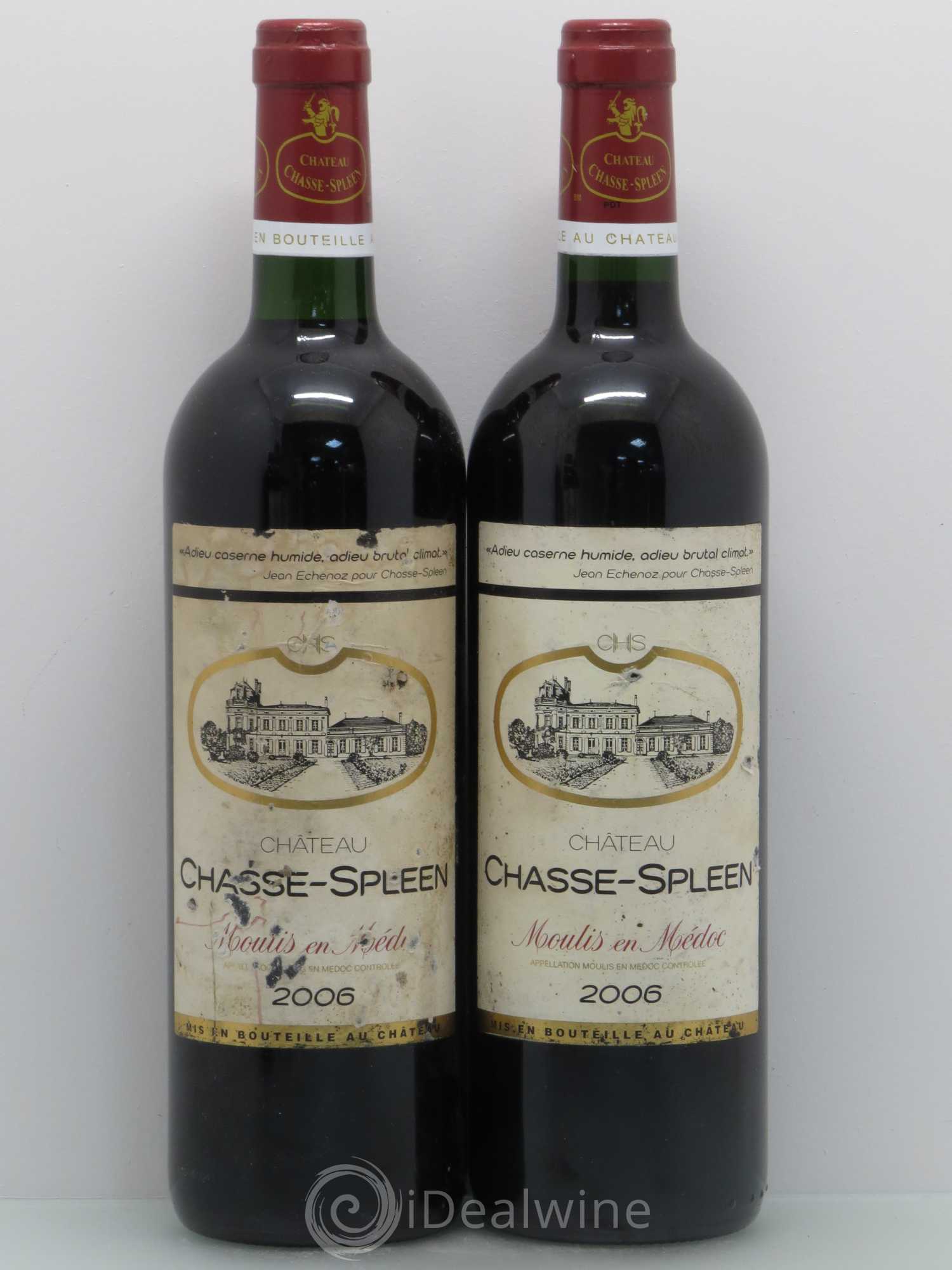 Château Chasse Spleen 2006 - Lot de 4 bouteilles - 2