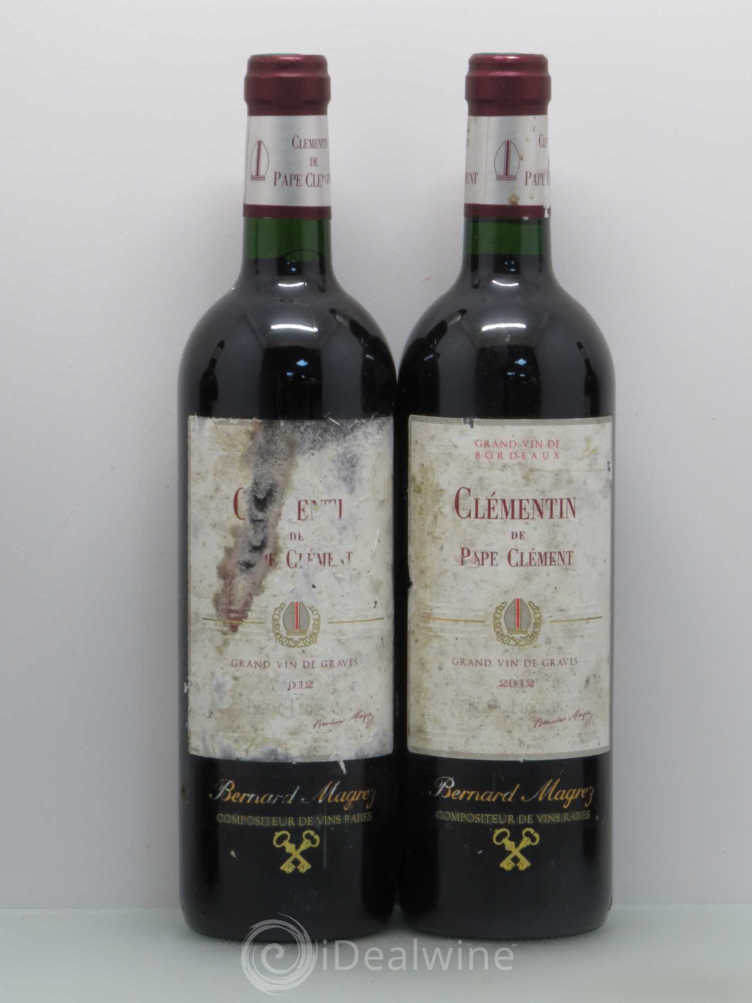 Le Clémentin de Pape Clément Second Vin 2012 - Lot de 4 bouteilles - 1