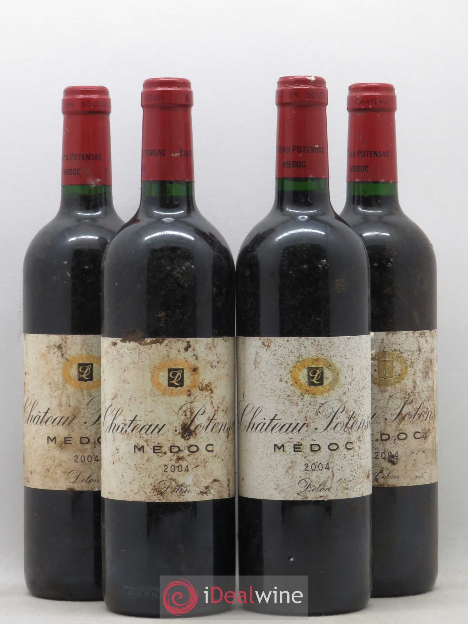 Château Potensac 2004 - Lot de 4 bouteilles - 0
