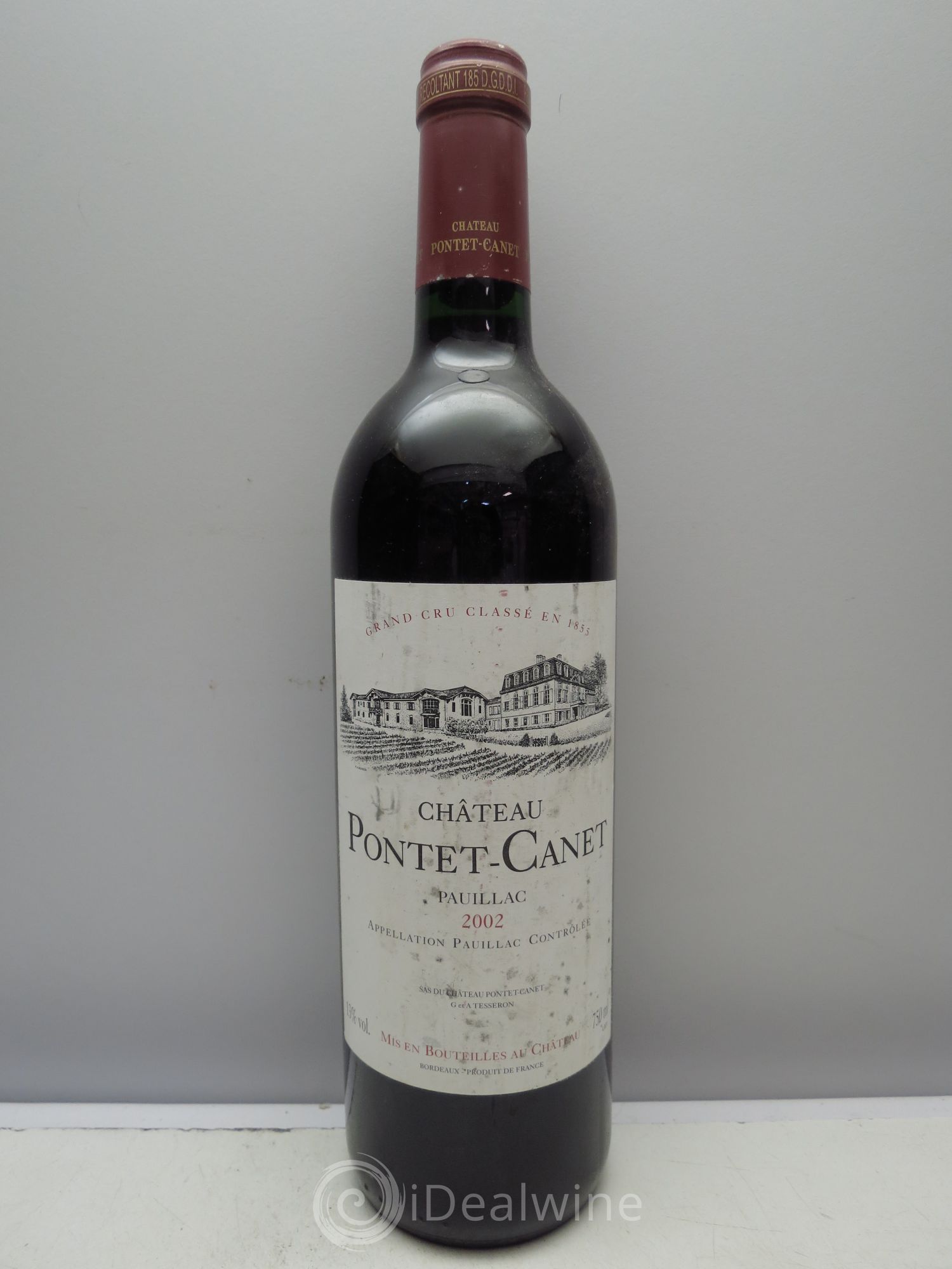 Château Pontet Canet 5ème Grand Cru Classé 2002 - Lot de 6 bouteilles - 0