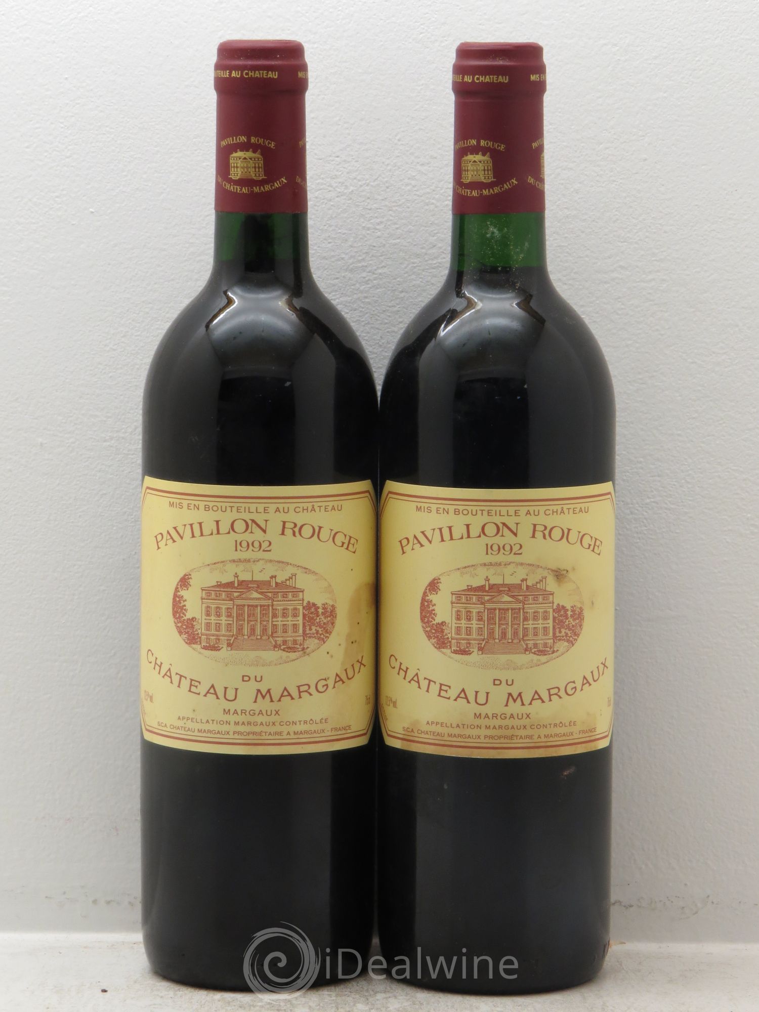 Pavillon Rouge du Château Margaux Second Vin 1992 - Lot de 2 bouteilles - 0