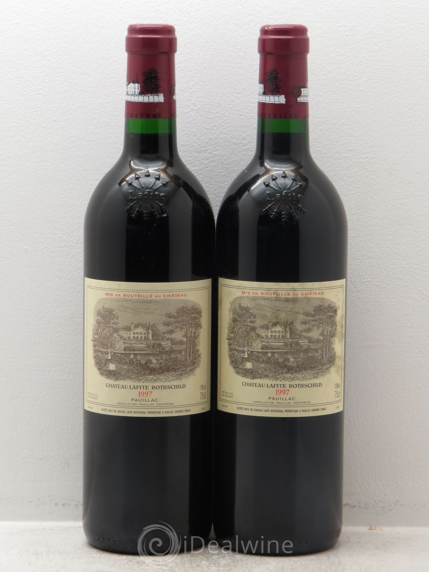 Château Lafite Rothschild 1er Grand Cru Classé 1997 - Lot de 2 bouteilles - 0