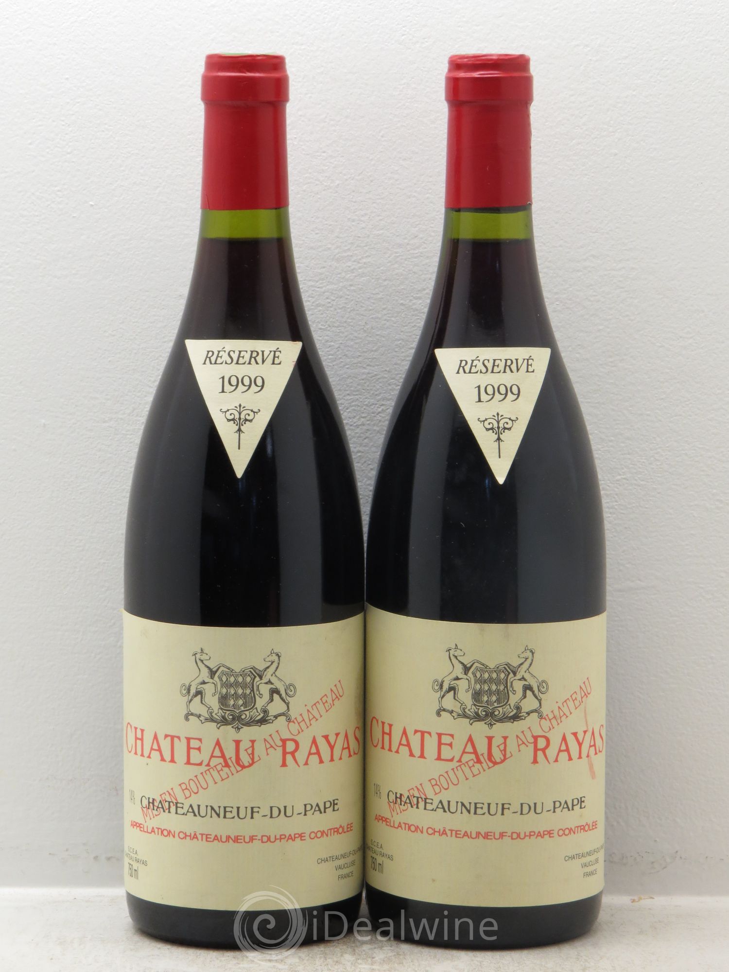 Châteauneuf-du-Pape Château Rayas Emmanuel Reynaud 1999 - Lot de 2 bouteilles - 0