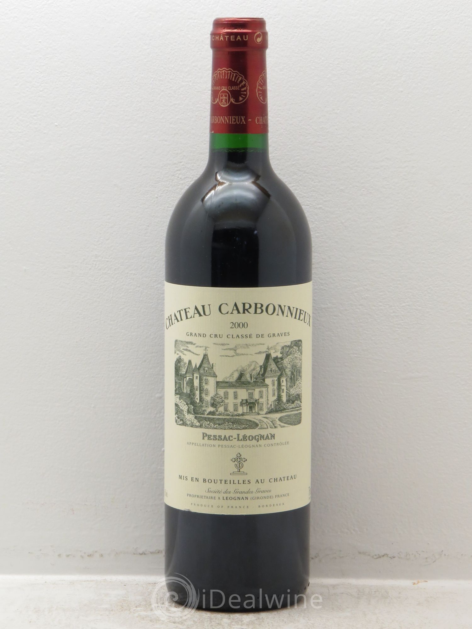 Château Carbonnieux Cru Classé de Graves 2000 - Lot de 6 bouteilles - 0