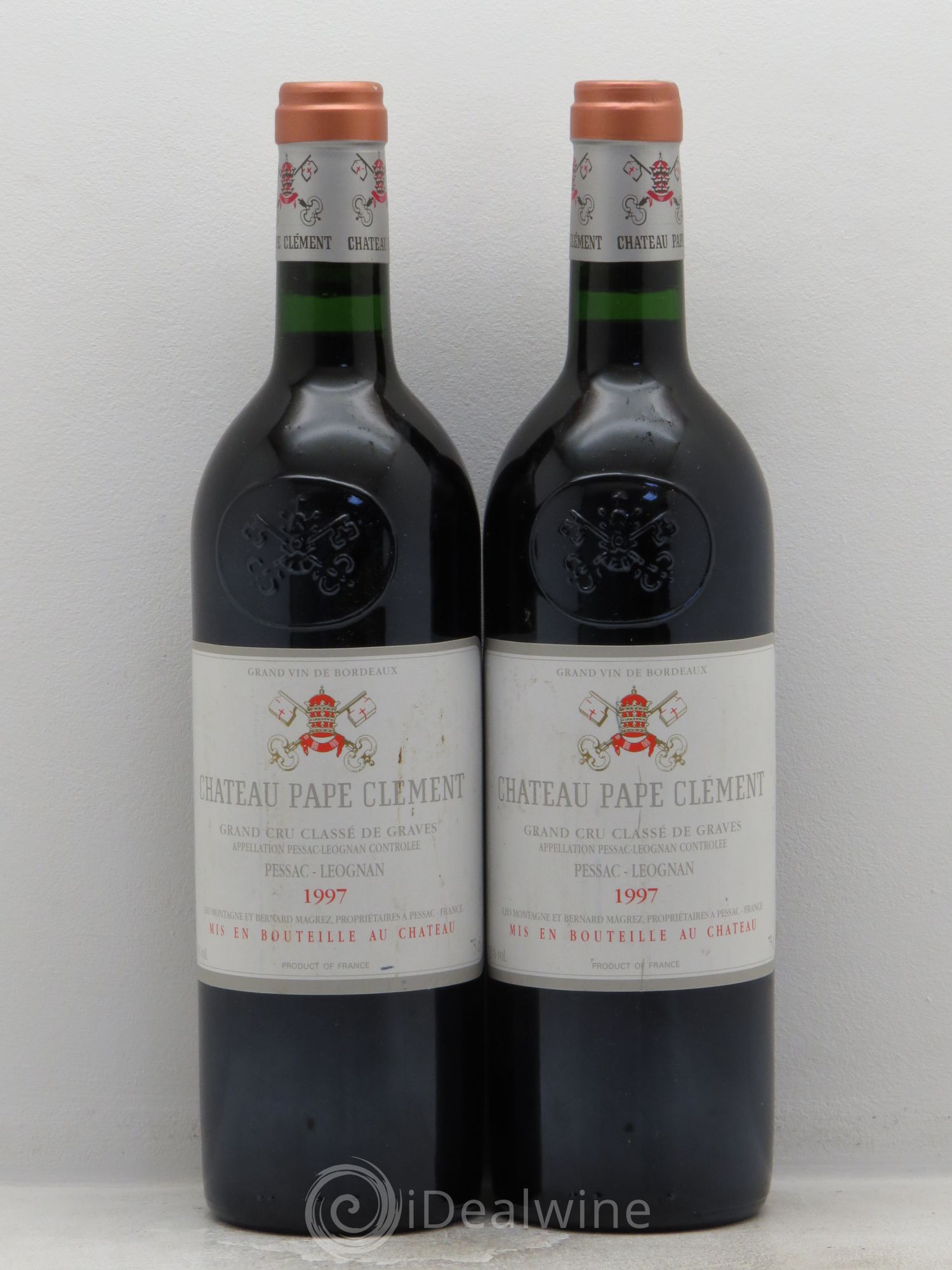 Château Pape Clément Cru Classé de Graves 1997 - Lot de 2 bouteilles - 0
