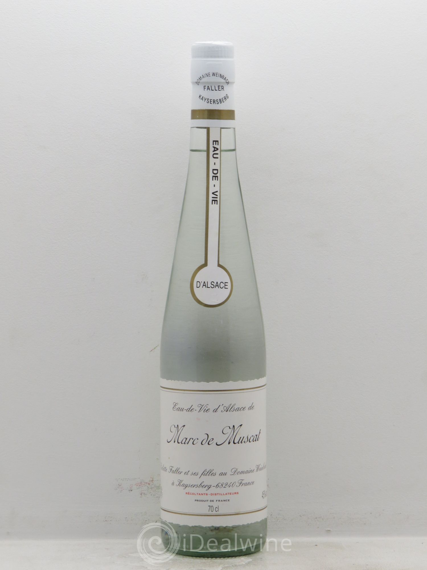 Alcools divers Eau de vie d'Alsace Marc de Muscat Domaine Weinbach 45° - Lotto di 1 bottiglia - 0
